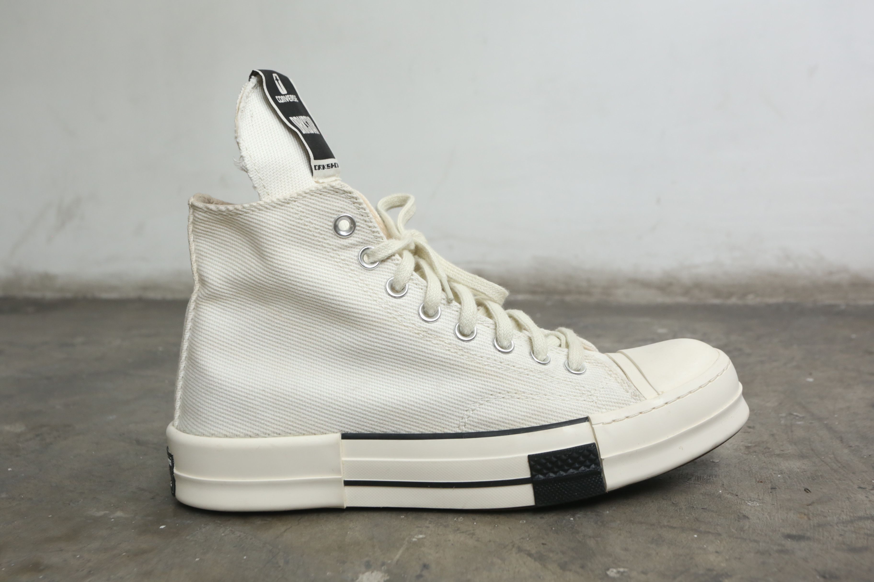Converse × Rick Owens Drkshdw Converse - Rick Owens DRKSHDW - F/W 21 - DRKSTAR Chuck 70 Hi Size US 8.5 / EU 41-42 - 2 Thumbnail