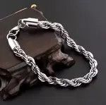 Jewelry Chain Link Braid Bracelet Punk Jewelry Style Fashion Casual Size ONE SIZE - 3 Thumbnail