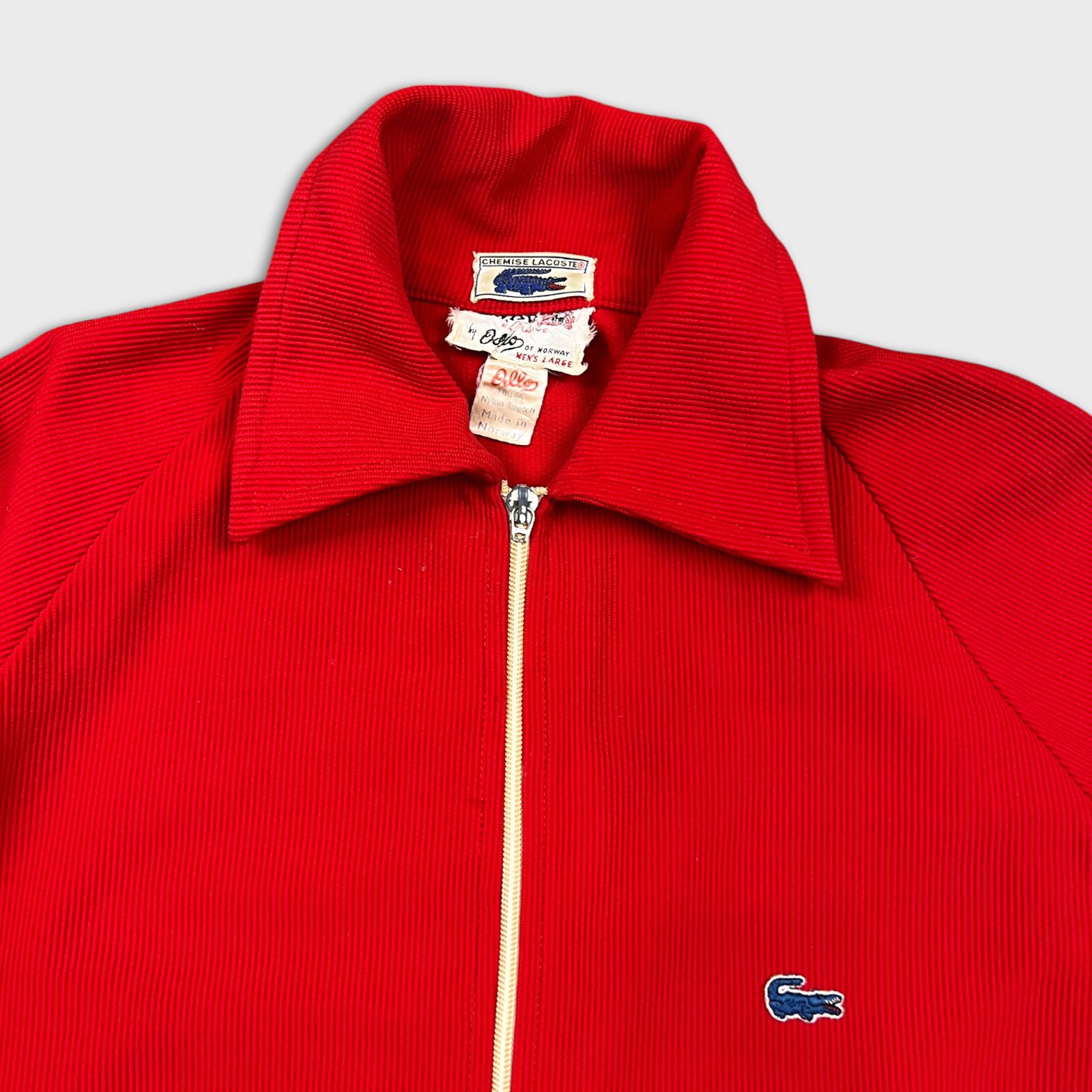 Lacoste × Odlo × Vintage Vintage 1970s Chemise Lacoste IZOD Odlo Track Jacket Norway Size US L / EU 52-54 / 3 - 2 Thumbnail