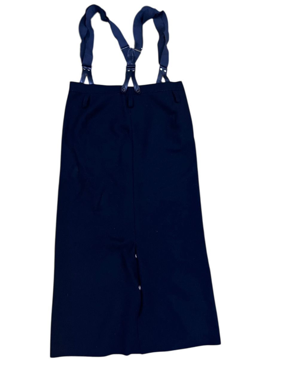 Yohji Yamamoto YOHJI YAMAMOTO WOOL SUSPENDER SKIRT Size 32" / US 10 / IT 46 - 16 Thumbnail
