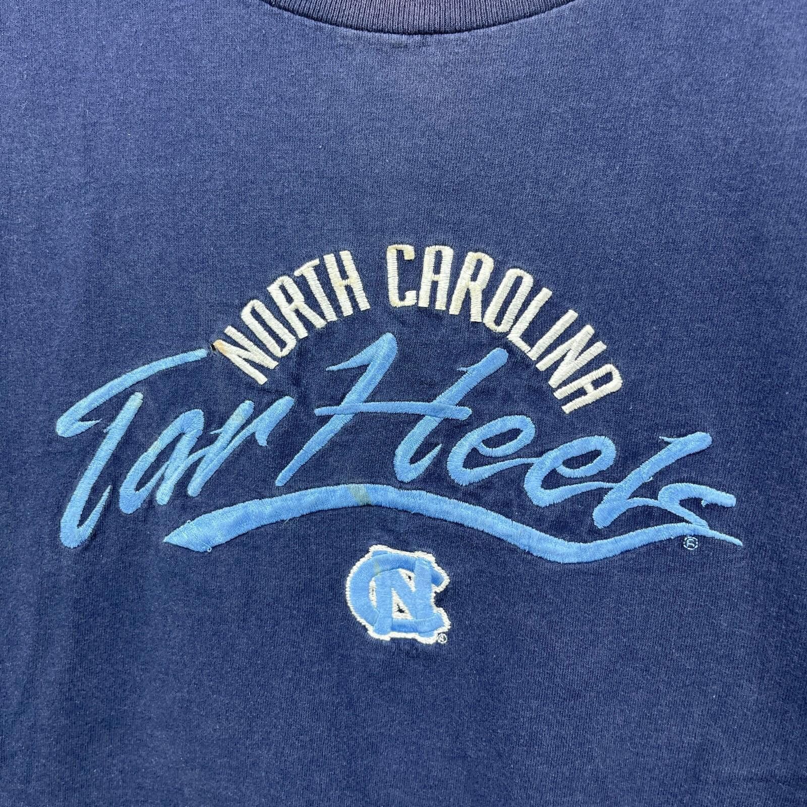 Other Vintage 90s North Carolina Tar Heels T Shirt Large Size ONE SIZE - 3 Thumbnail