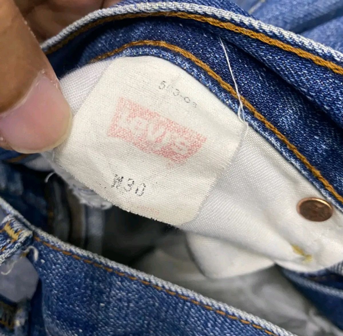 Levi's Vintage Clothing Vintage Levis Distressed Denim Kurt Cobain Style Size US 30 / EU 46 - 15 Thumbnail