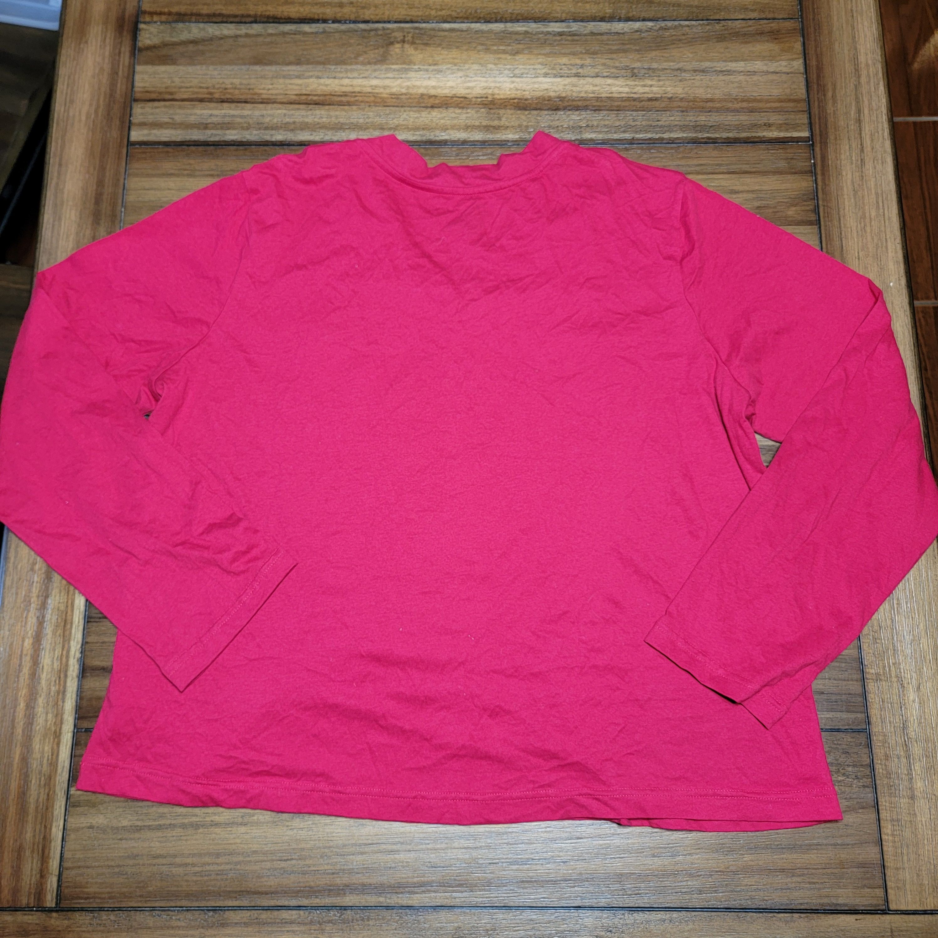 Coca Cola Betty Boop X Coca Cola LS Red V-Neck Sleepwear Tee - Size 2X Size XXL / US 16-18 / IT 52-54 - 4 Thumbnail