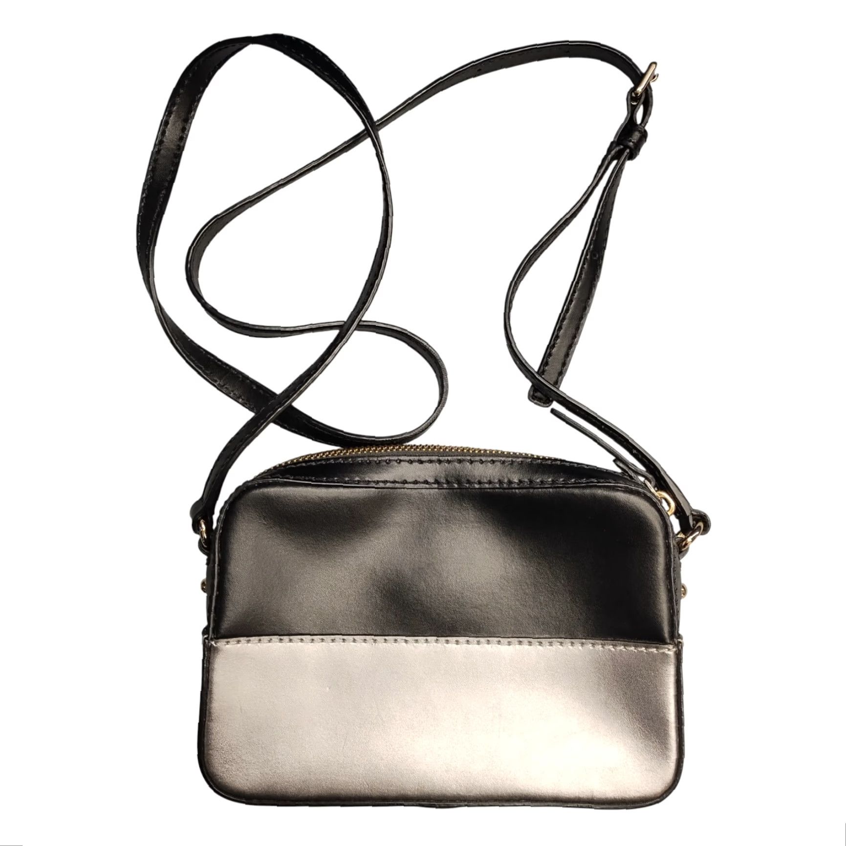 Vintage kate spade new york Ivy Street Clover Crossbody Bag Womens Black Silver Adjustable Strap Crossbody Bag Womens Small Black & Silver 90s style Size ONE SIZE - 2 Thumbnail