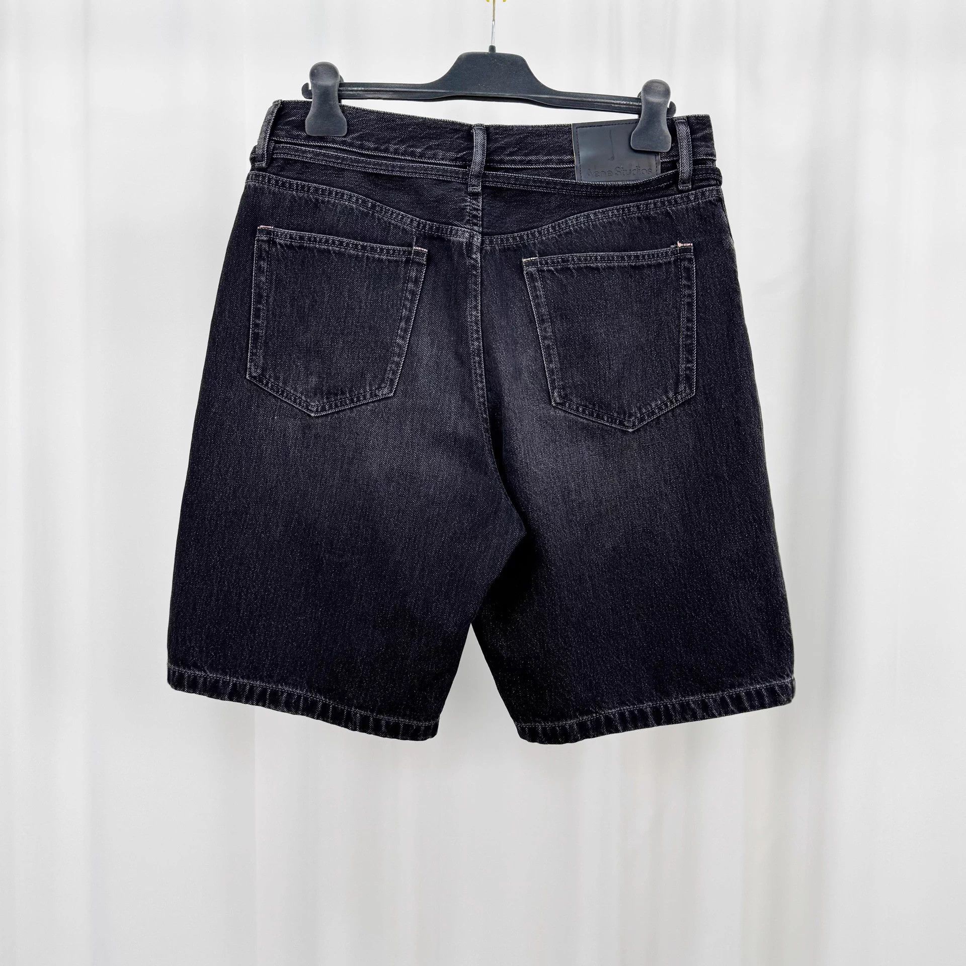 Acne Studios Acne Studios Wash Drawstring Jean Shorts W31 99N Size US 31 - 2 Thumbnail