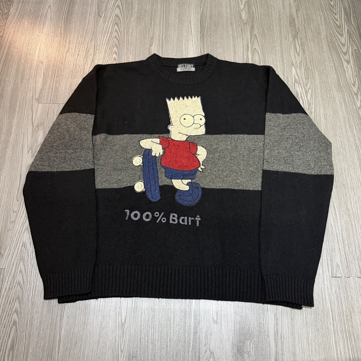 Iceberg History Iceberg 100% Bart Knitwear Size US L / EU 52-54 / 3 - 1 Thumbnail