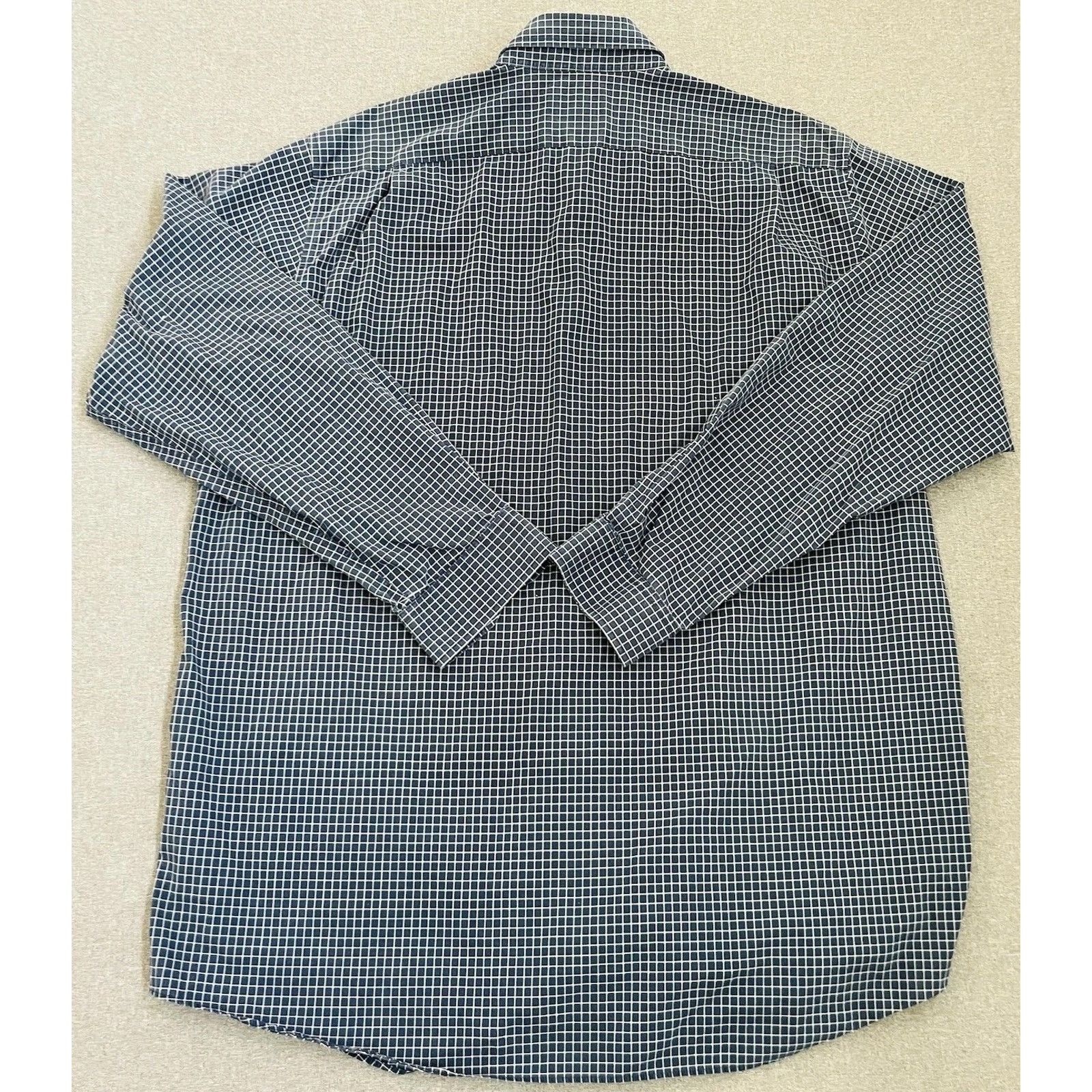 L.L. Bean LL Bean Blue Office Checkered Cotton Shirt XL Size US XL / EU 56 / 4 - 3 Thumbnail
