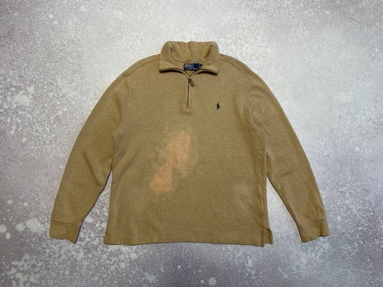 Polo Ralph Lauren × RRL Ralph Lauren × Ralph Lauren Polo Ralph Lauren RRL Y2K Zip 1/4 Sweatshirt Pony Logo Rare Size US M / EU 48-50 / 2 - 1 Thumbnail