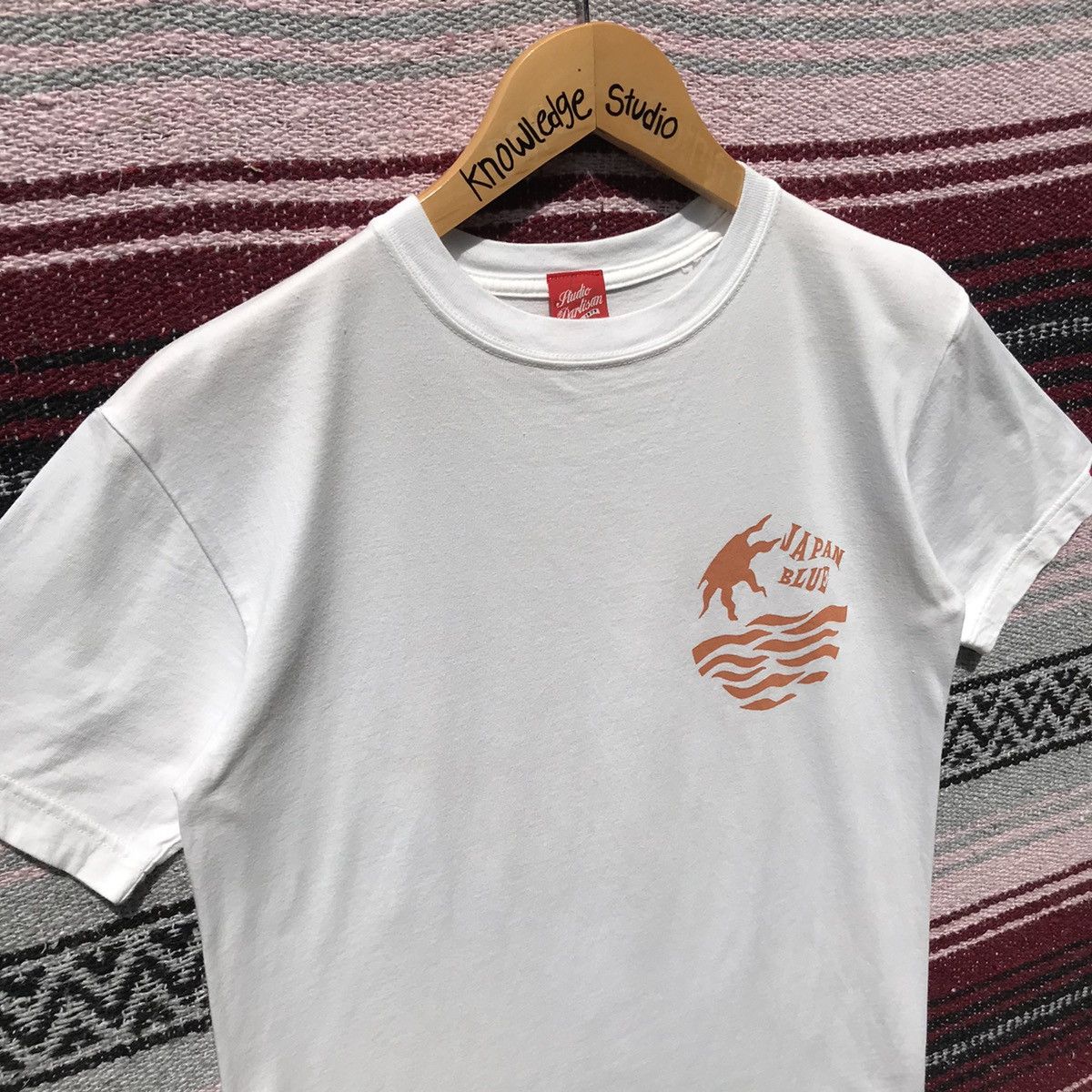 Japanese Brand Studio D’Artisan Japan Blue Endless Summer Tee JapaneseBrand Size US S / EU 44-46 / 1 - 7 Thumbnail