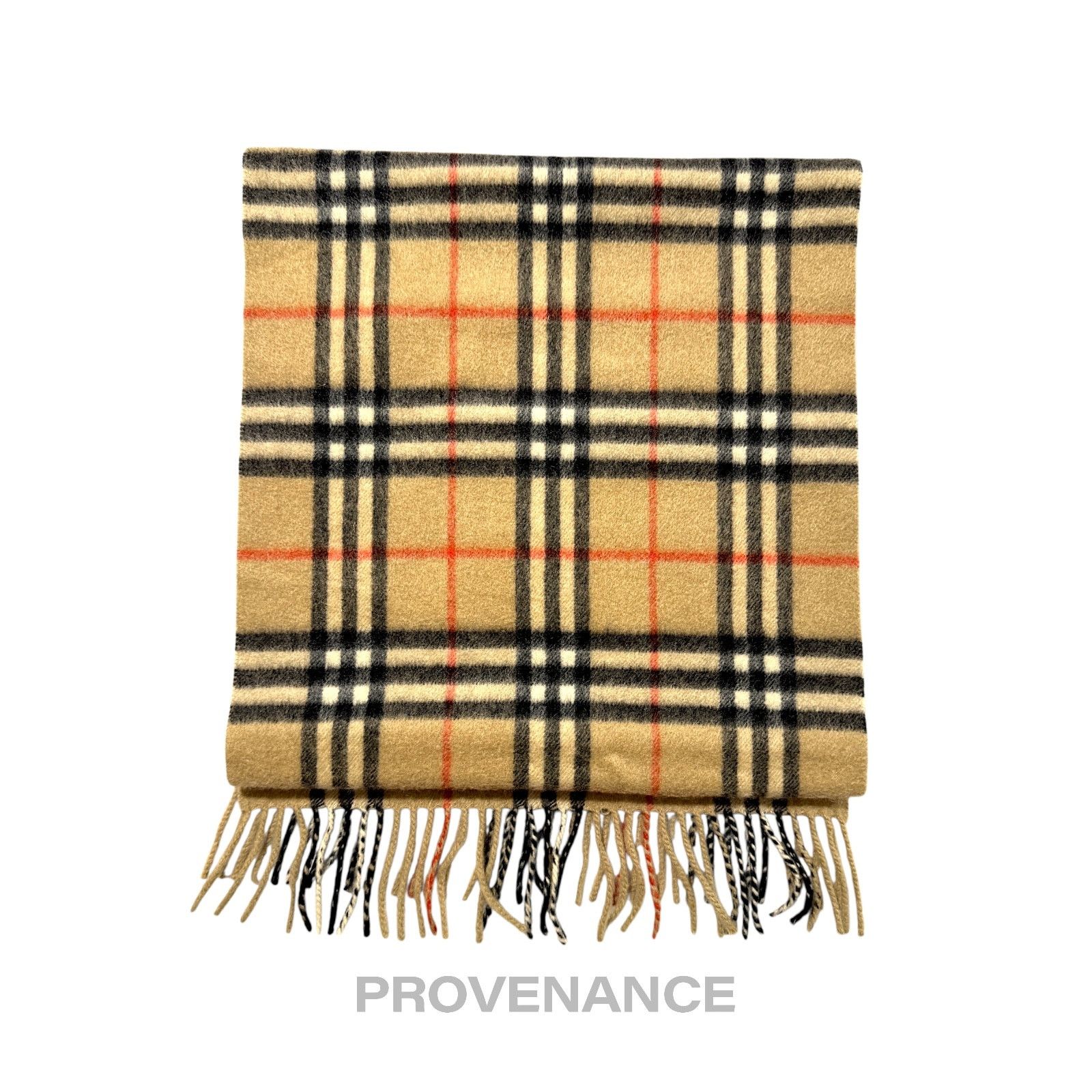 Burberry 🔴 Burberry Scarf - PURE CASHMERE Nova Check Size ONE SIZE - 2 Thumbnail