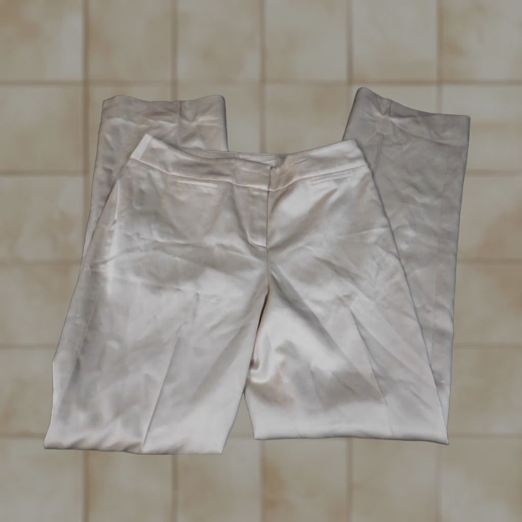Ann Taylor Ann Taylor Pants Womens 2P Beige Margo Straight Chino Classic Knit 30In Inseam Petite Regular Size 26" / US 2 / IT 38 - 1 Thumbnail