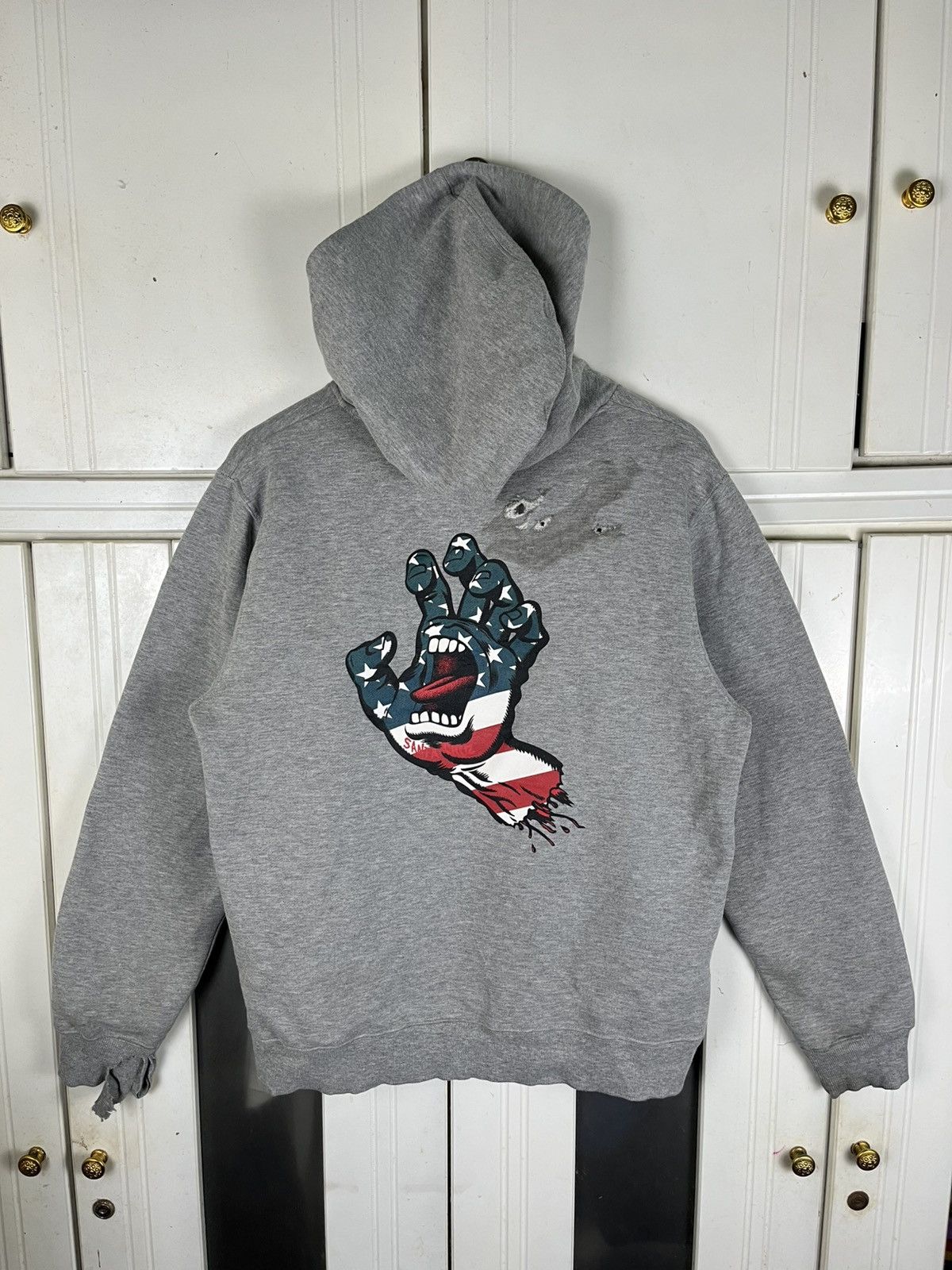 Santa Cruz Skateboards Vintage Santa Cruz Screaming Hand Hoodies Size US M / EU 48-50 / 2 - 1 Thumbnail