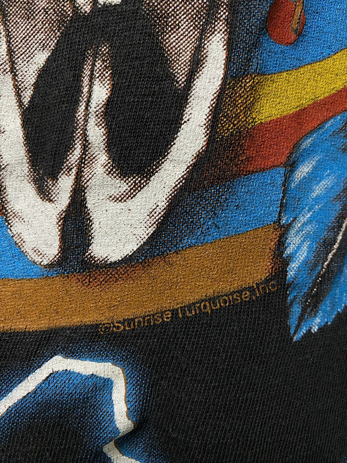 Vintage Vintage 90’s American Thunder Tribal Tee Shirt Medium Size US M / EU 48-50 / 2 - 4 Thumbnail