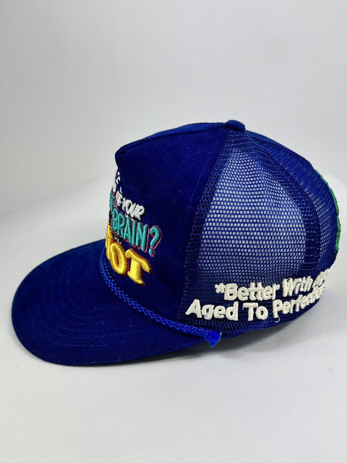 Better With Age BLUEPRINT BRAIN EMBROIDERED TRUCKER CAP Size ONE SIZE - 4 Thumbnail