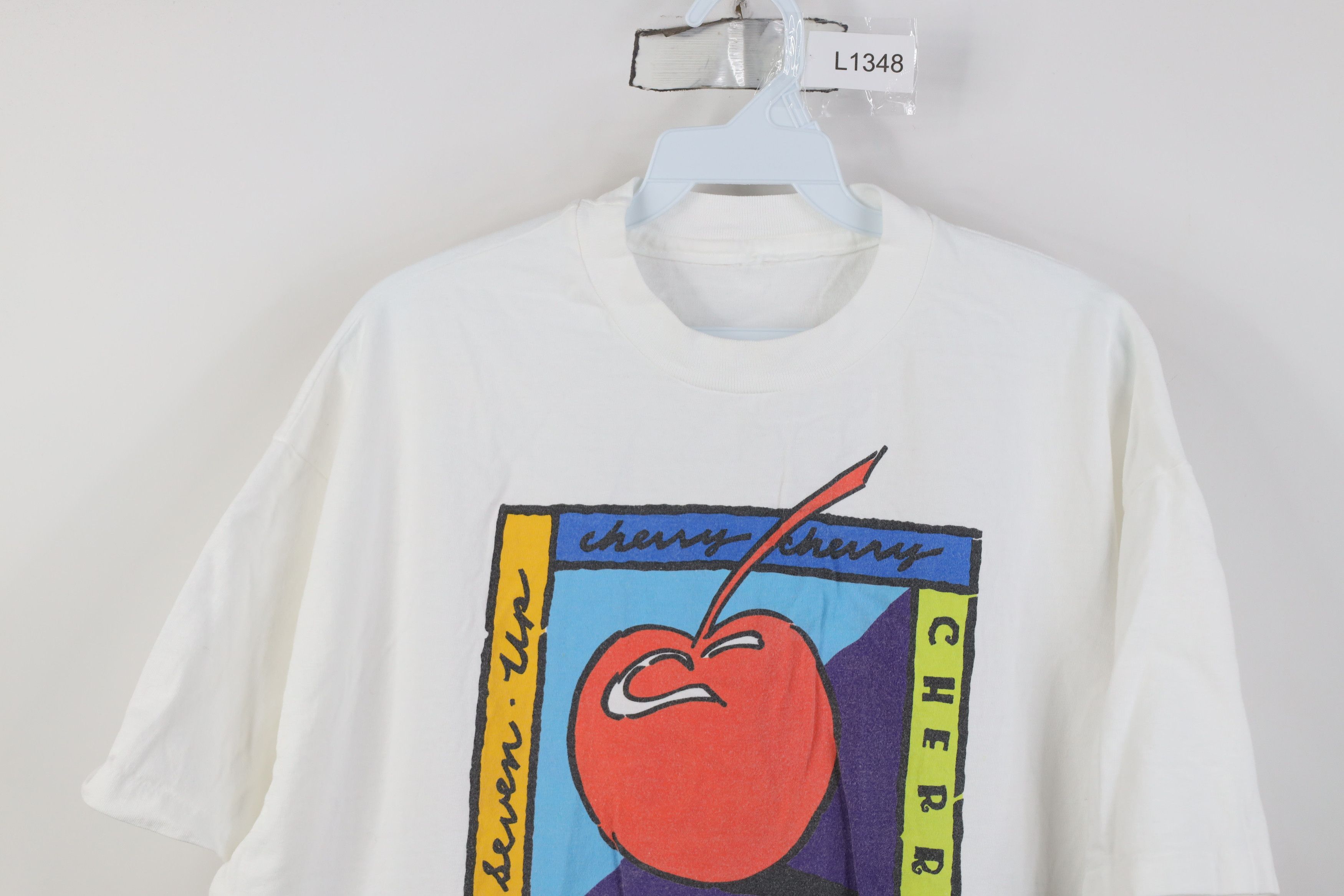 Vintage Vintage 80s 90s Streetwear Seven Up Soda Pop T-Shirt USA Size US L / EU 52-54 / 3 - 2 Thumbnail