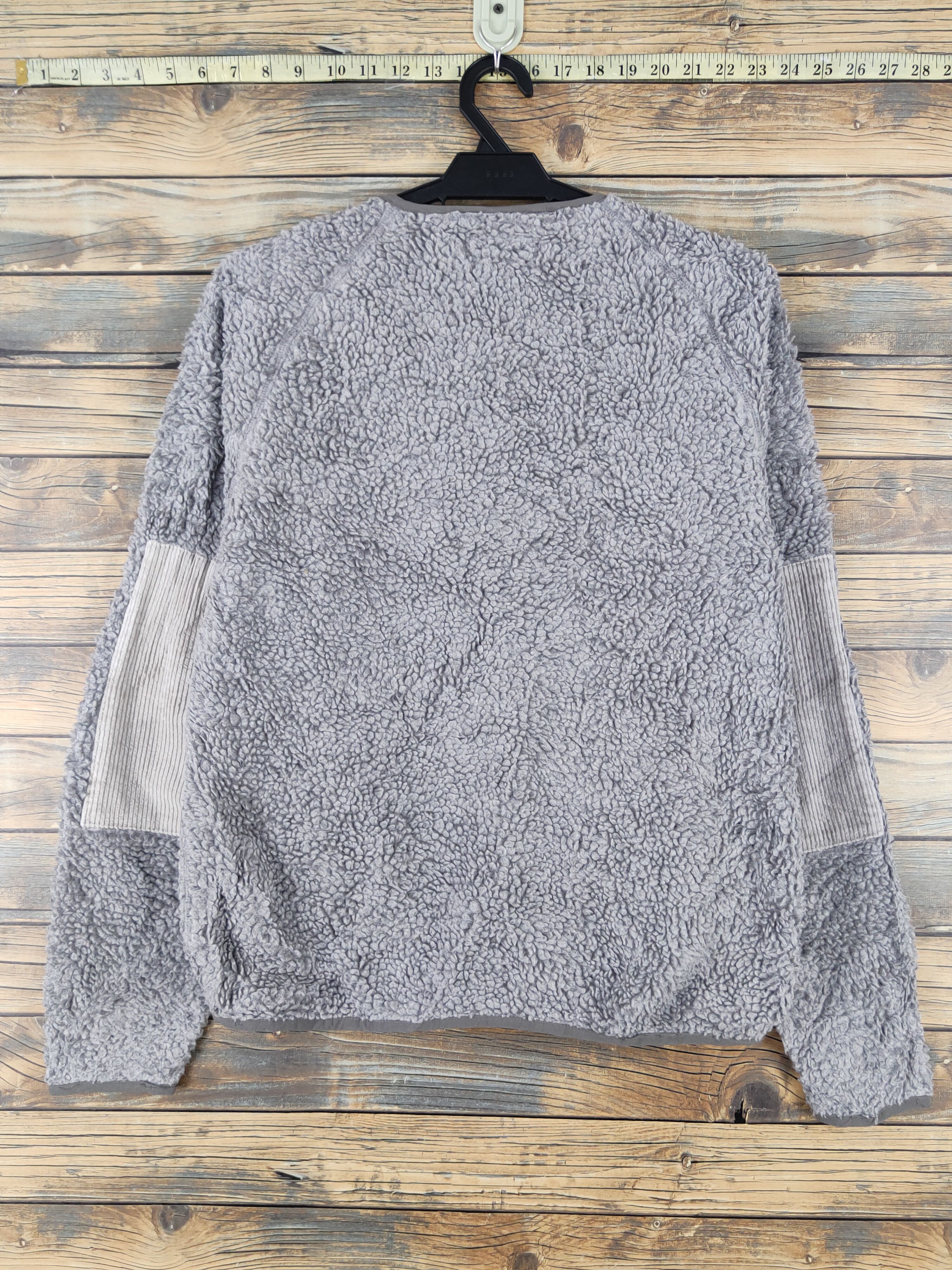 Billabong × Vintage Super Rare Billabong Gray Fur Faux Sweater Size US S / EU 44-46 / 1 - 9 Thumbnail