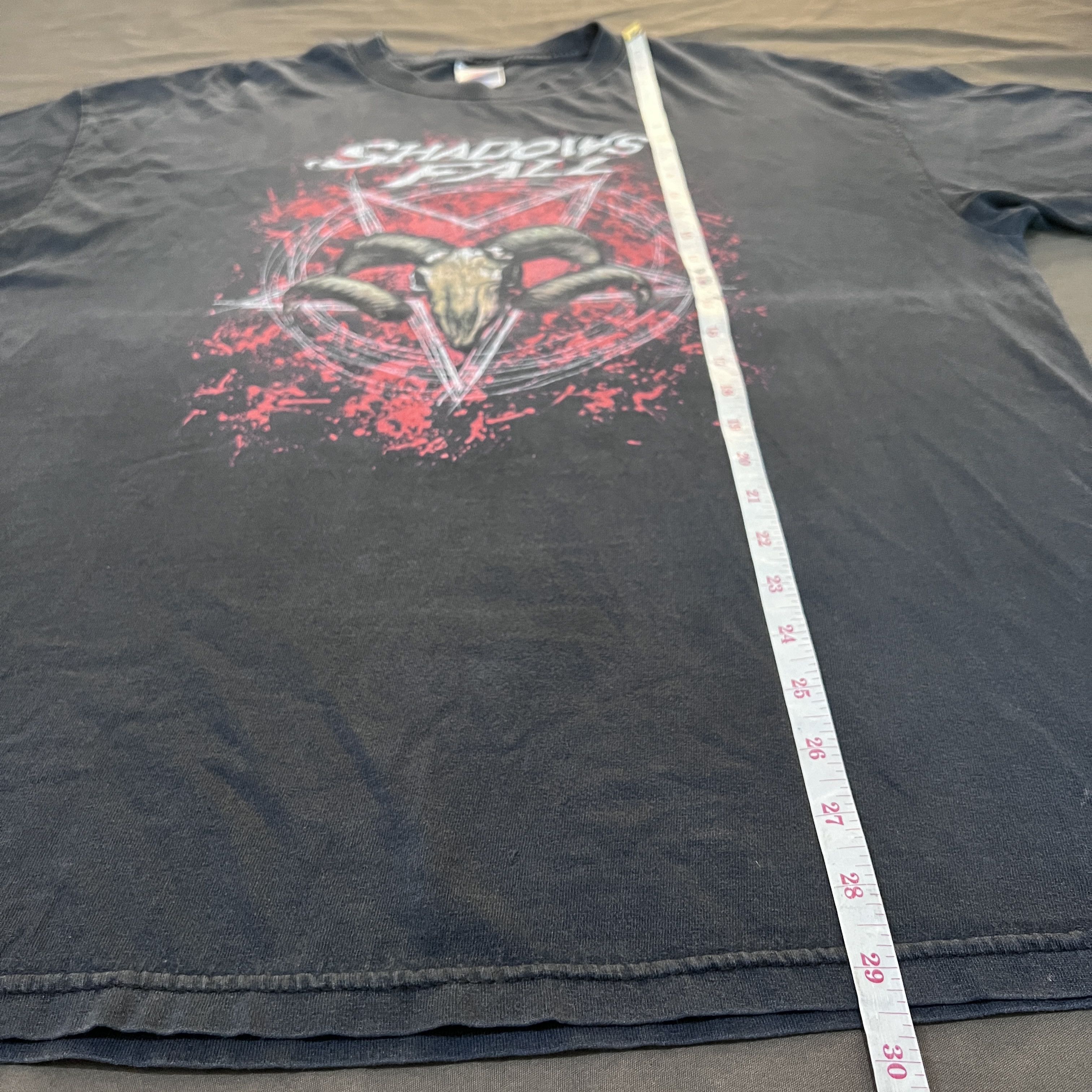 Band Tees Vintage Y2K Shadows Fall Metalcore Band Hardcore Tee Faded Size US XL / EU 56 / 4 - 10 Thumbnail