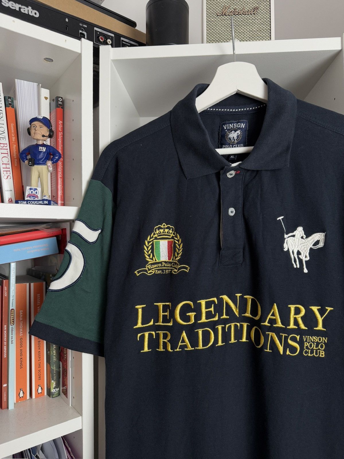Designer × Vintage Vintage y2k chief keef style Vinson polo club polo t-shirt XL Size US XL / EU 56 / 4 - 5 Thumbnail