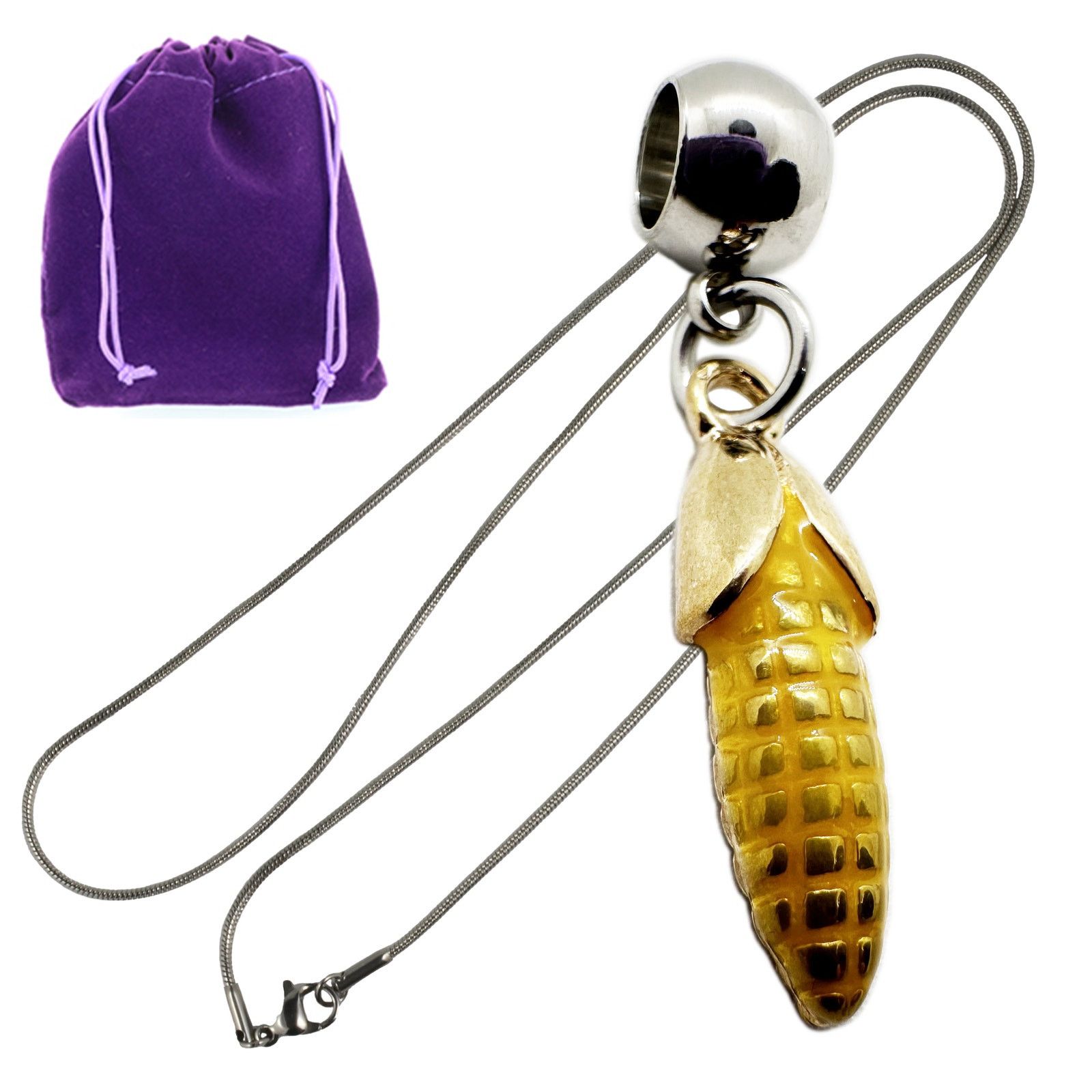 & Other Stories Corn Cob Necklace Food Vegetable Pendant Jewelry Size ONE SIZE - 1 Thumbnail