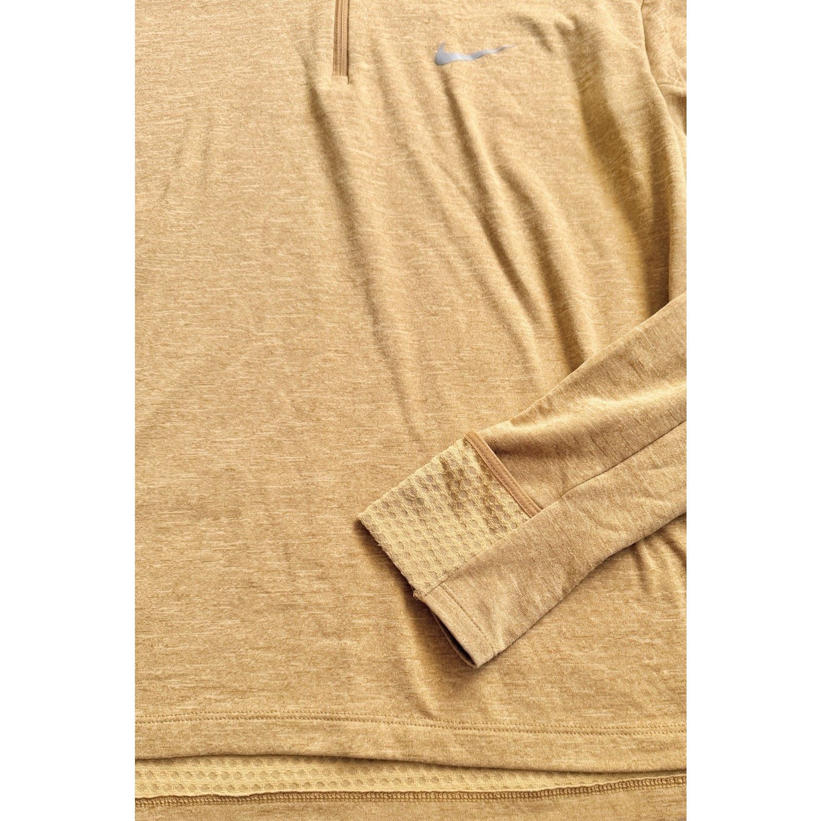 Nike Nike Swift Element Women's Size S Gold Yellow 1/4-Zip Size S / US 4 / IT 40 - 3 Thumbnail