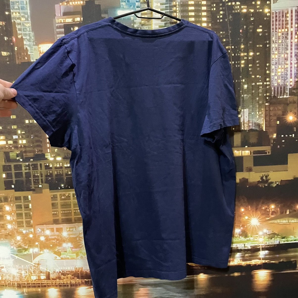 Vintage Vintage 90s Graphic Tee Humor Streetwear Navy Oversized XL Size US XL / EU 56 / 4 - 7 Thumbnail