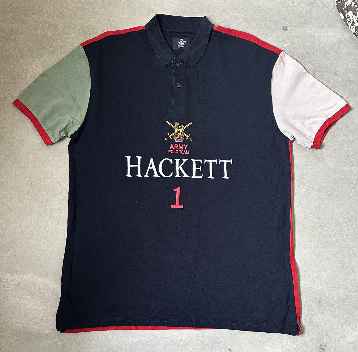 Hackett HACKETT ARMY POLO TEE Size US L / EU 52-54 / 3 - 1 Thumbnail