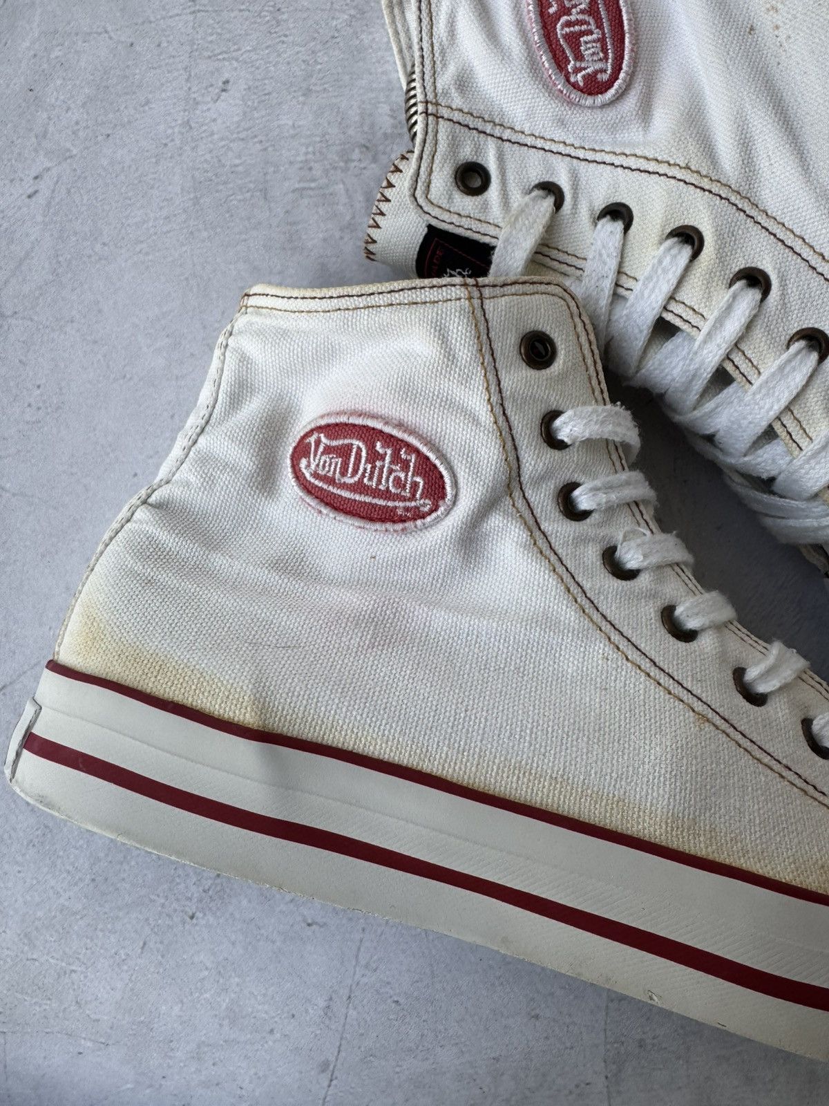 Vintage × Von Dutch Von Dutch Hi Top Sneakers Vintage Size US 6 / IT 36 - 4 Thumbnail