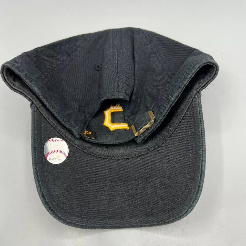 47 Pittsburgh Pirates Hat Men Black 47 Brand MLB Strap Back Cap Size ONE SIZE - 5 Thumbnail