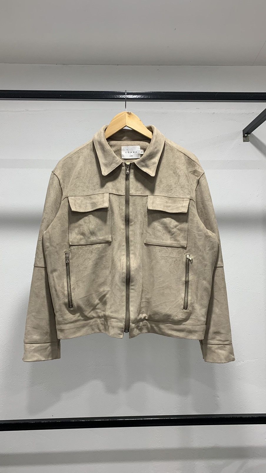 Japanese Brand 🚨FINAL DROP🚨 Comma Homme Suede Casual Crop Jacket Size US M / EU 48-50 / 2 - 1 Thumbnail
