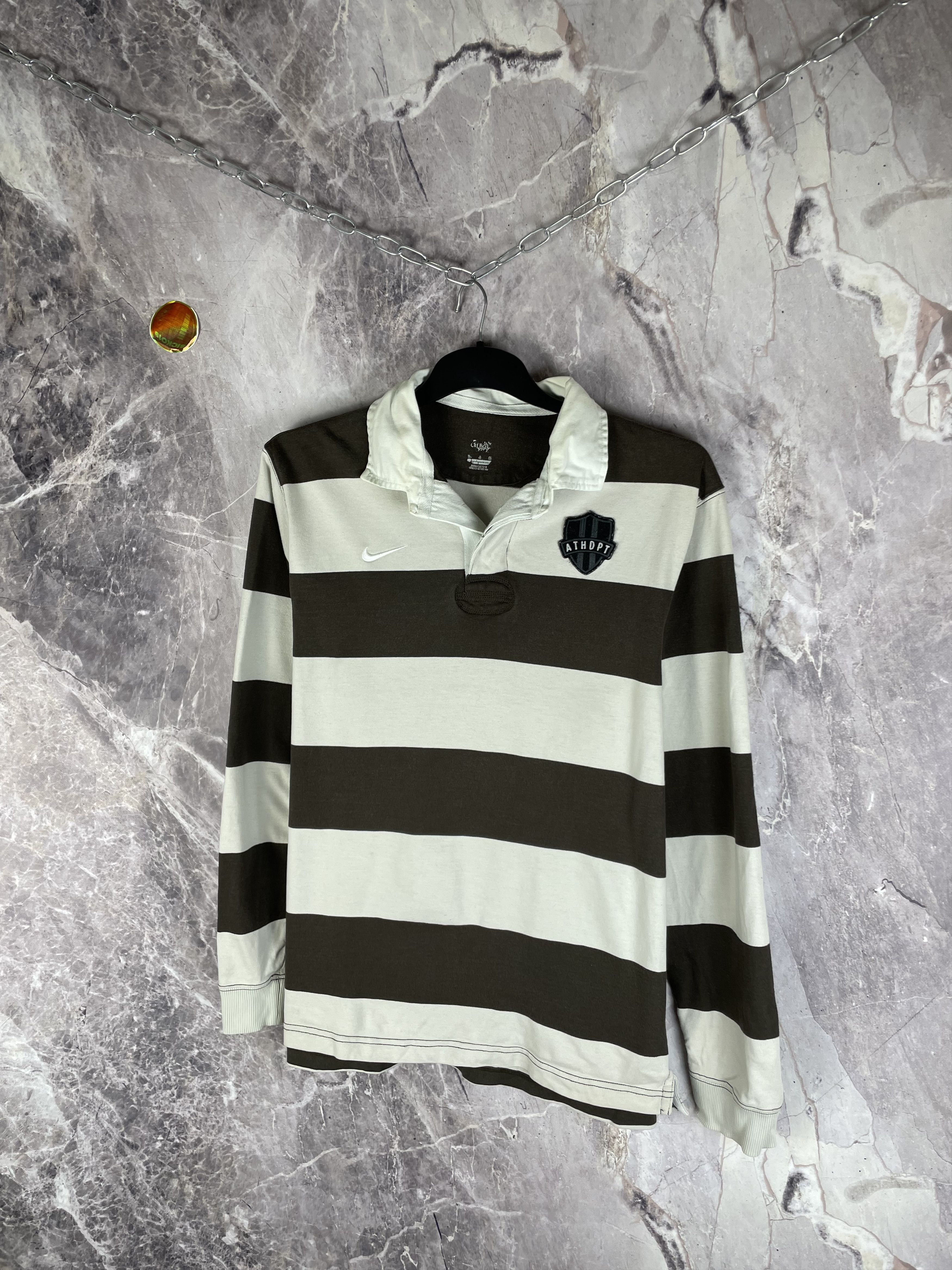Nike Vintage Nike Rugby Long Sleeve T-Shirt Size US XL / EU 56 / 4 - 2 Thumbnail