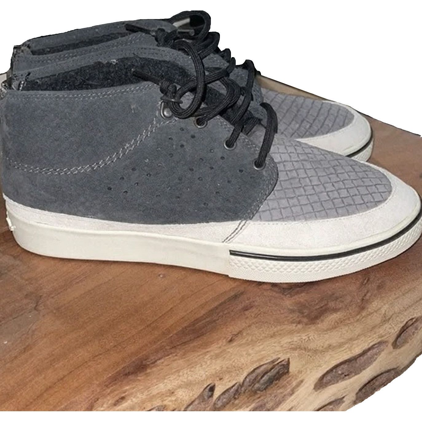 Burton NEW Vintage Burton & Adidas Vulc Mid KZK Sneakers 8.5 Gray Size US 8.5 / EU 41-42 - 1 Thumbnail