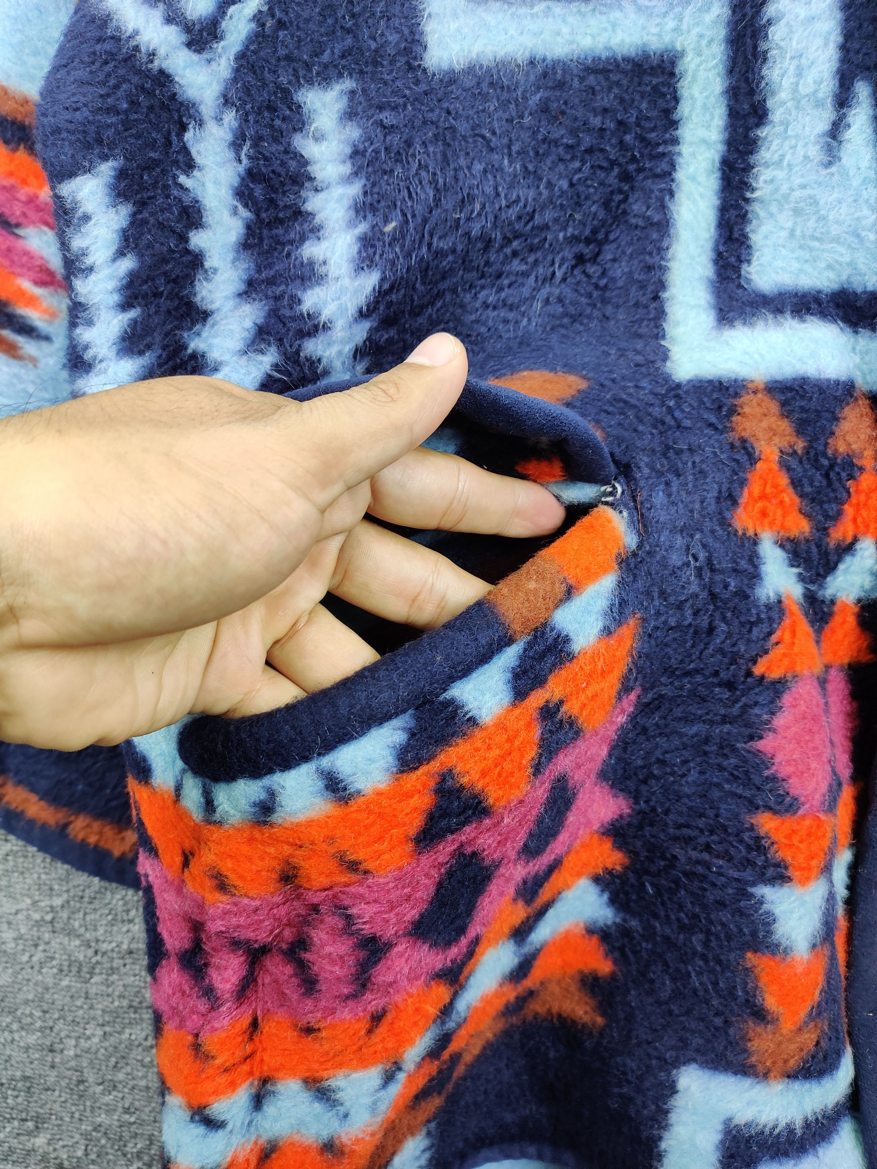 Japanese Brand Vintage 90s Native Studio Map Oversize Hoodie Jacket Size US M / EU 48-50 / 2 - 3 Thumbnail