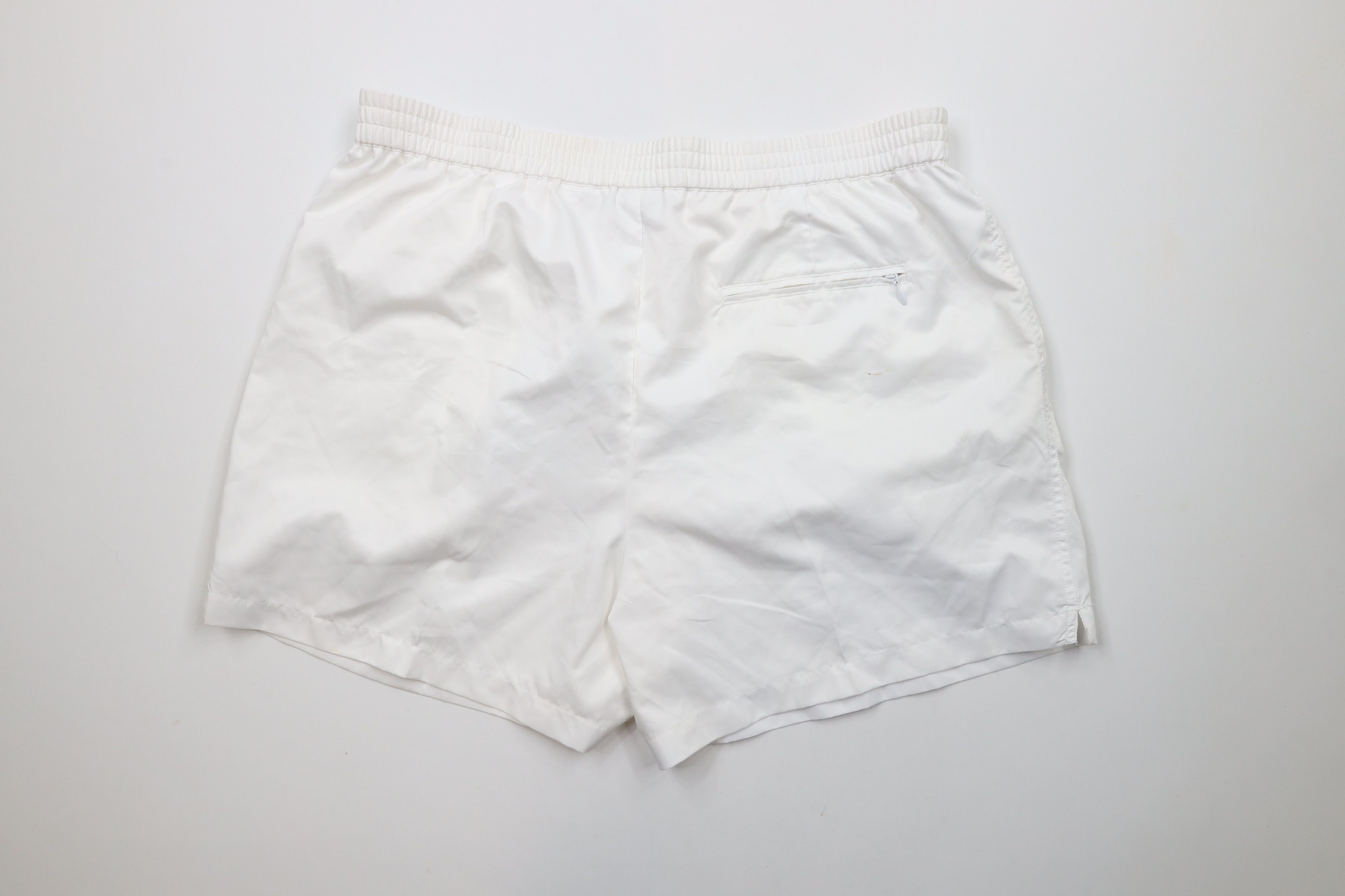 Nike × Vintage Vintage 90s Nike Challenge Court Knee Tennis Shorts White Size US 36 / EU 52 - 11 Thumbnail