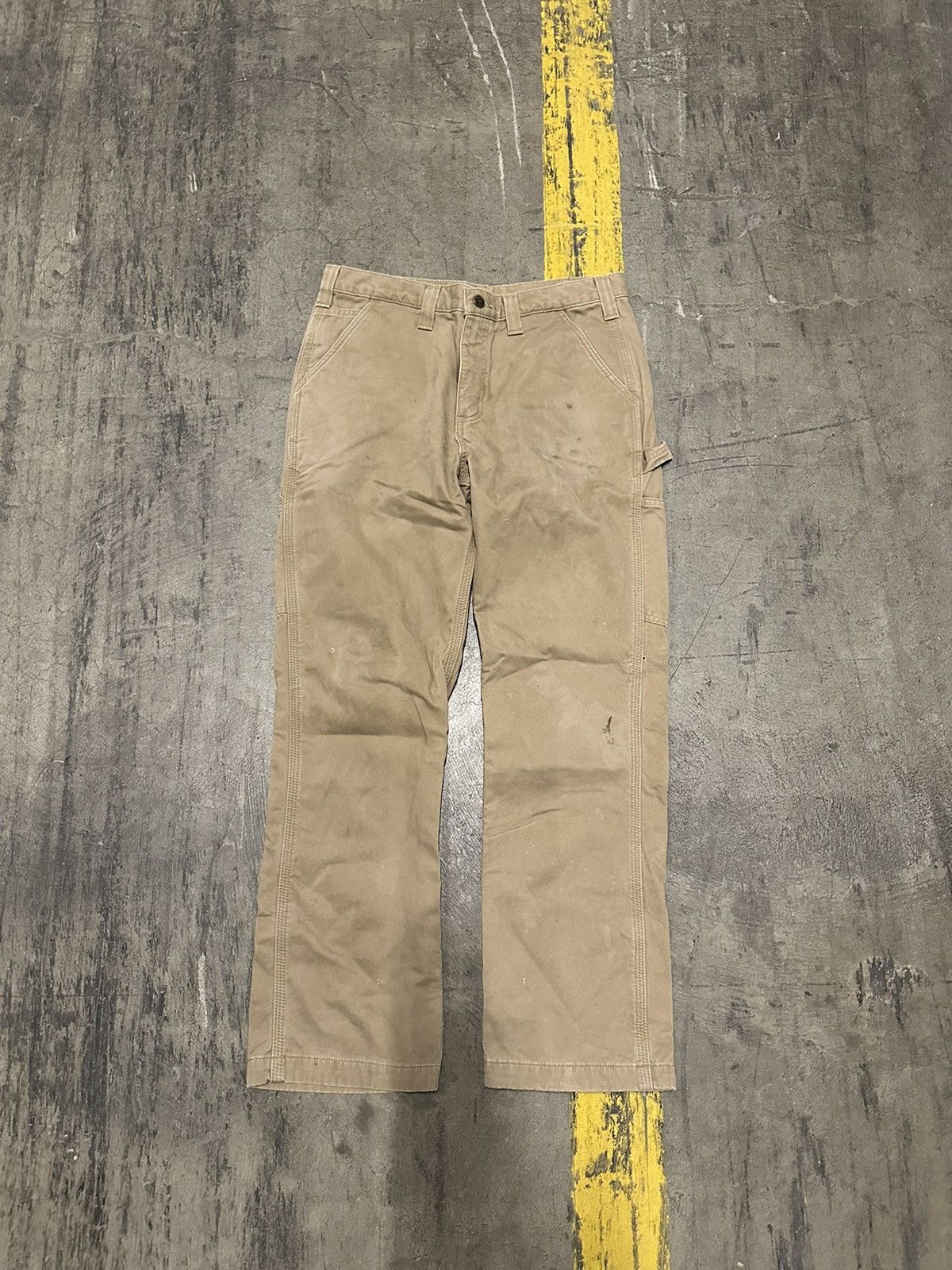 Carhartt × Vintage Y2K carhartt plaid lined jeans Size US 33 - 6 Thumbnail