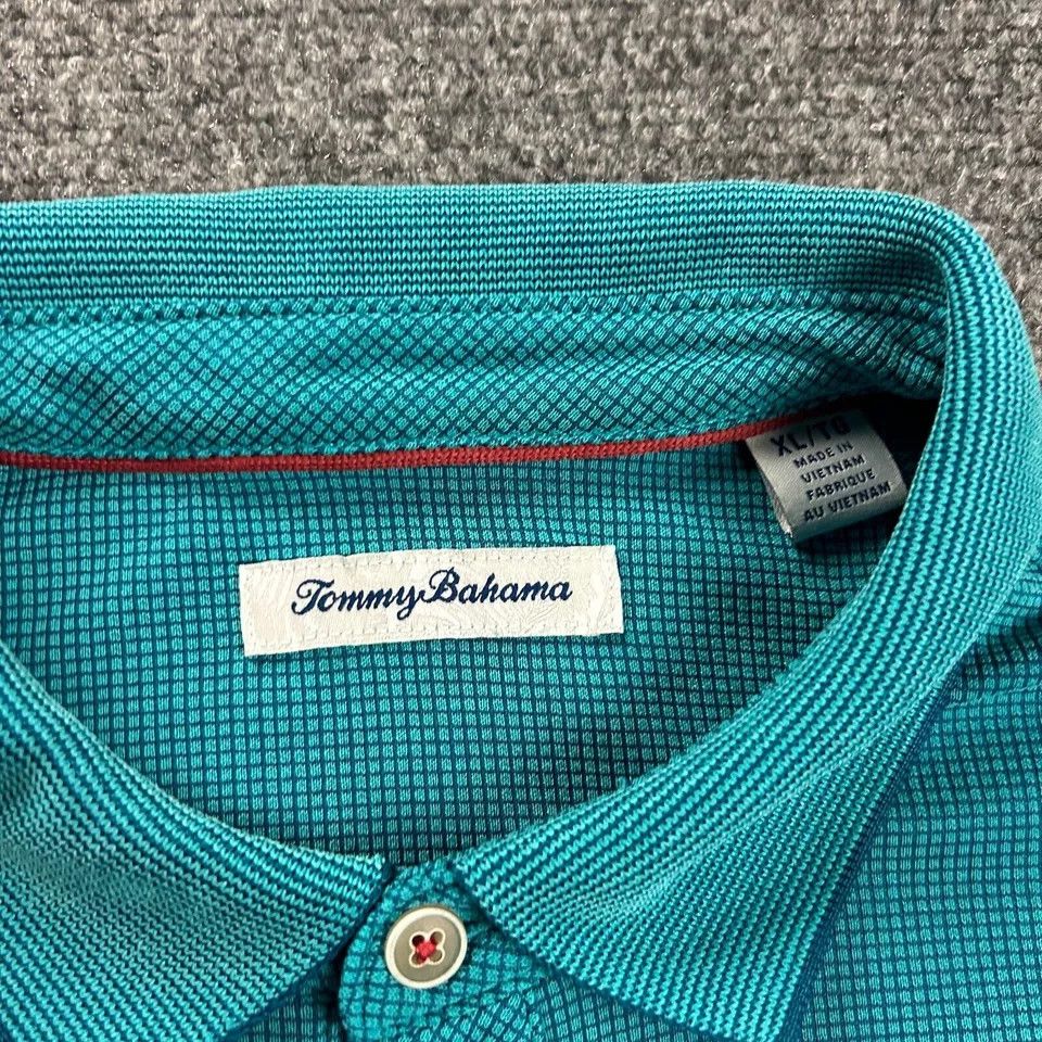 Tommy Bahama Tommy Bahama Polo Shirt Mens XL Golf Rugby Waffle Knit Size US XL / EU 56 / 4 - 3 Thumbnail