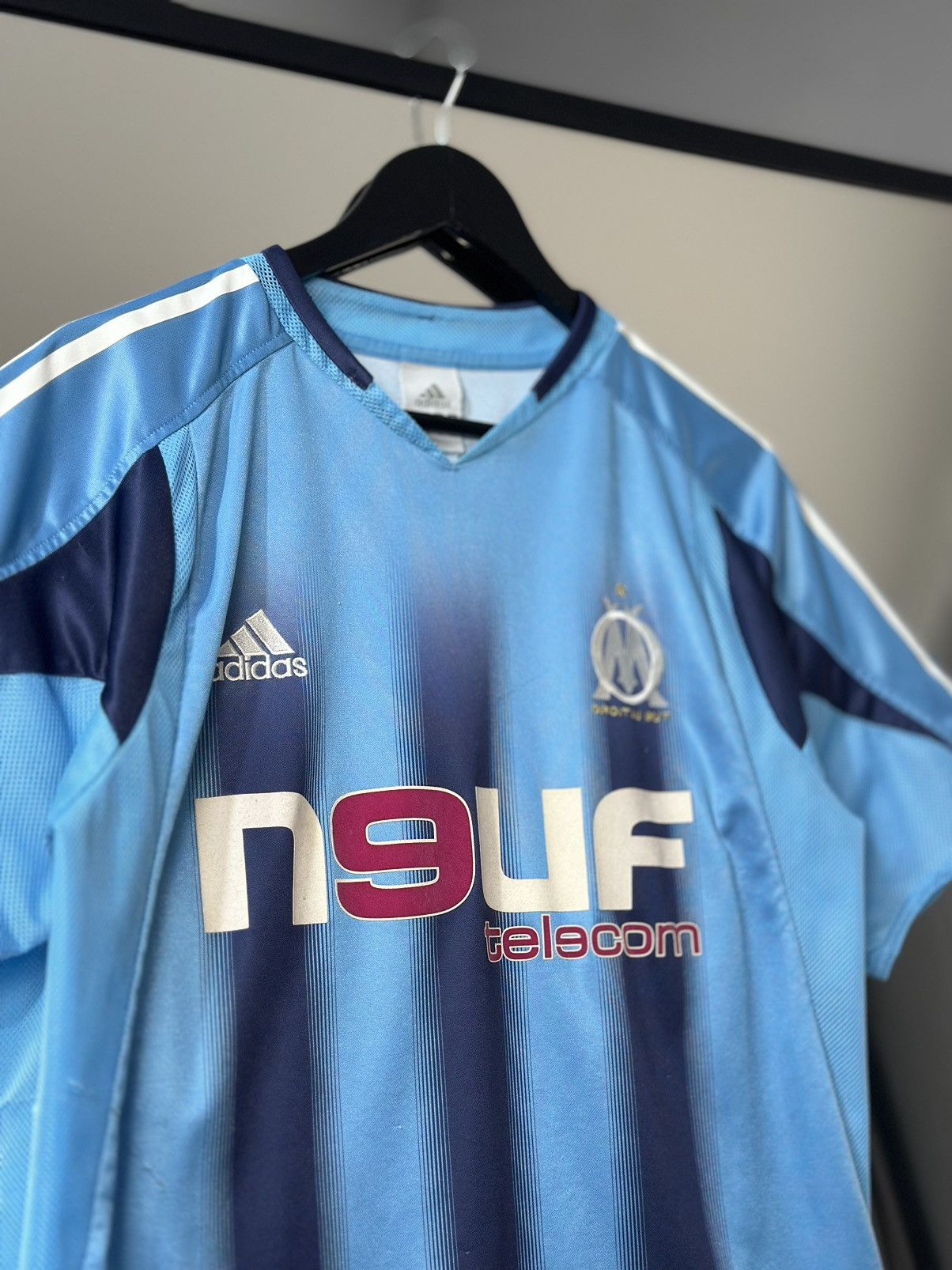 Adidas ADIDAS OLYMPIQUE MARSEILLE 2004/05 AWAY JERSEY MARSYLIA Size US M / EU 48-50 / 2 - 6 Thumbnail