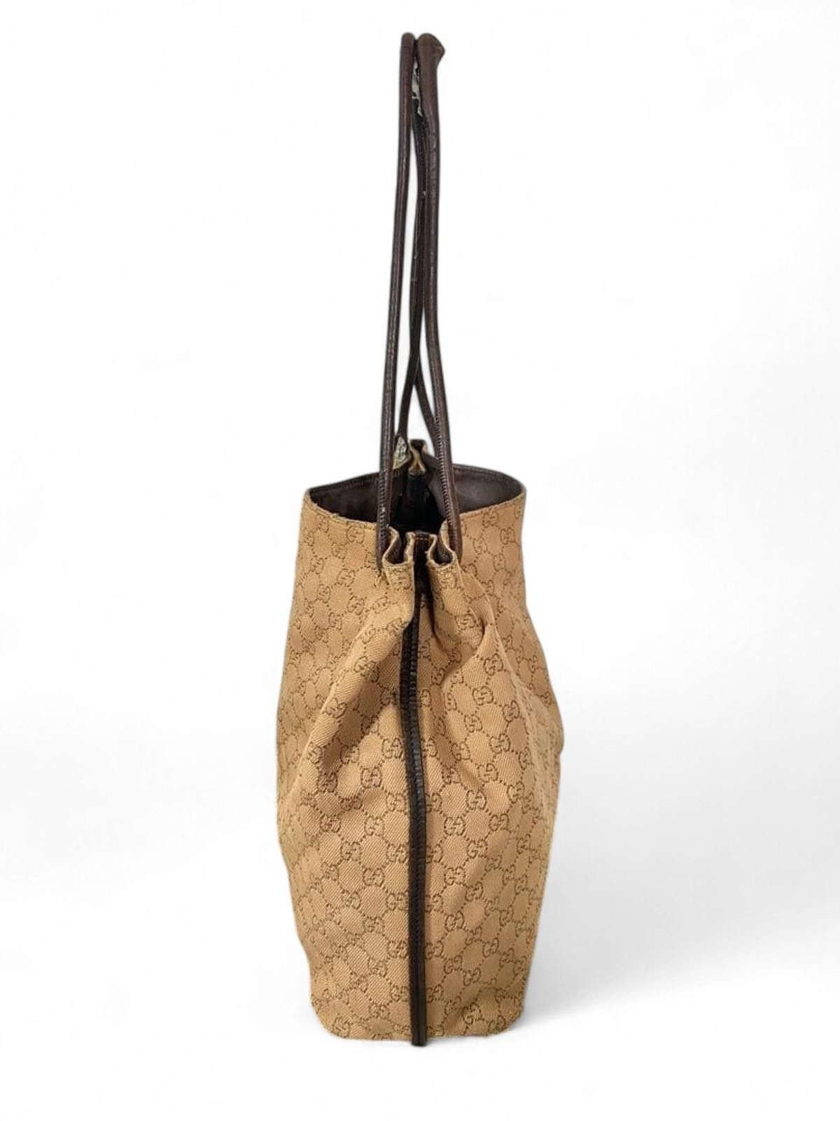 Gucci Gucci - Beige Monogram Canvas Shoulder Bag Size ONE SIZE - 3 Thumbnail