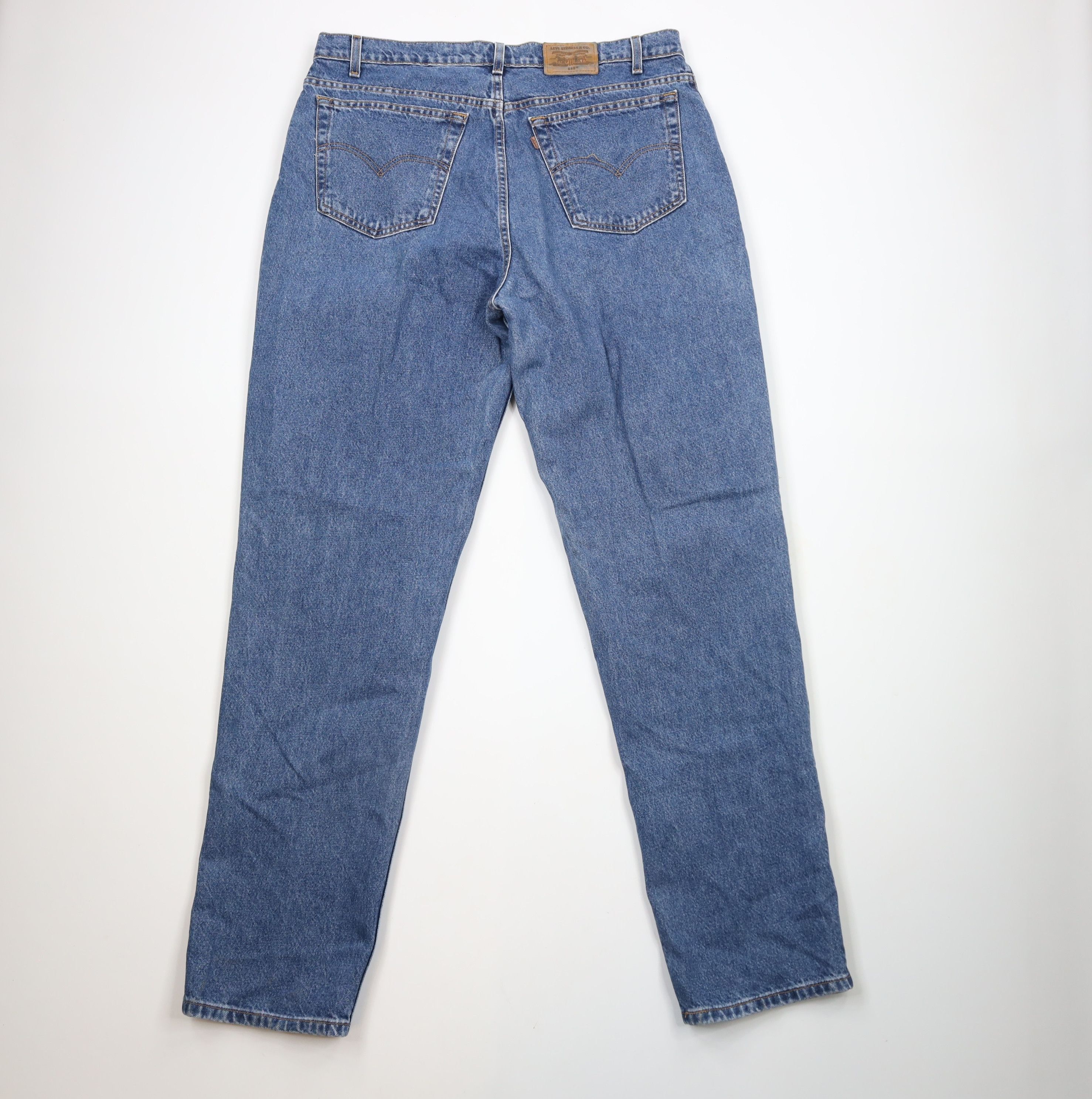 Levi's × Vintage Vintage 90s Levis 545 Loose Fit Denim Jeans Blue Cotton Size US 38 / EU 54 - 9 Thumbnail