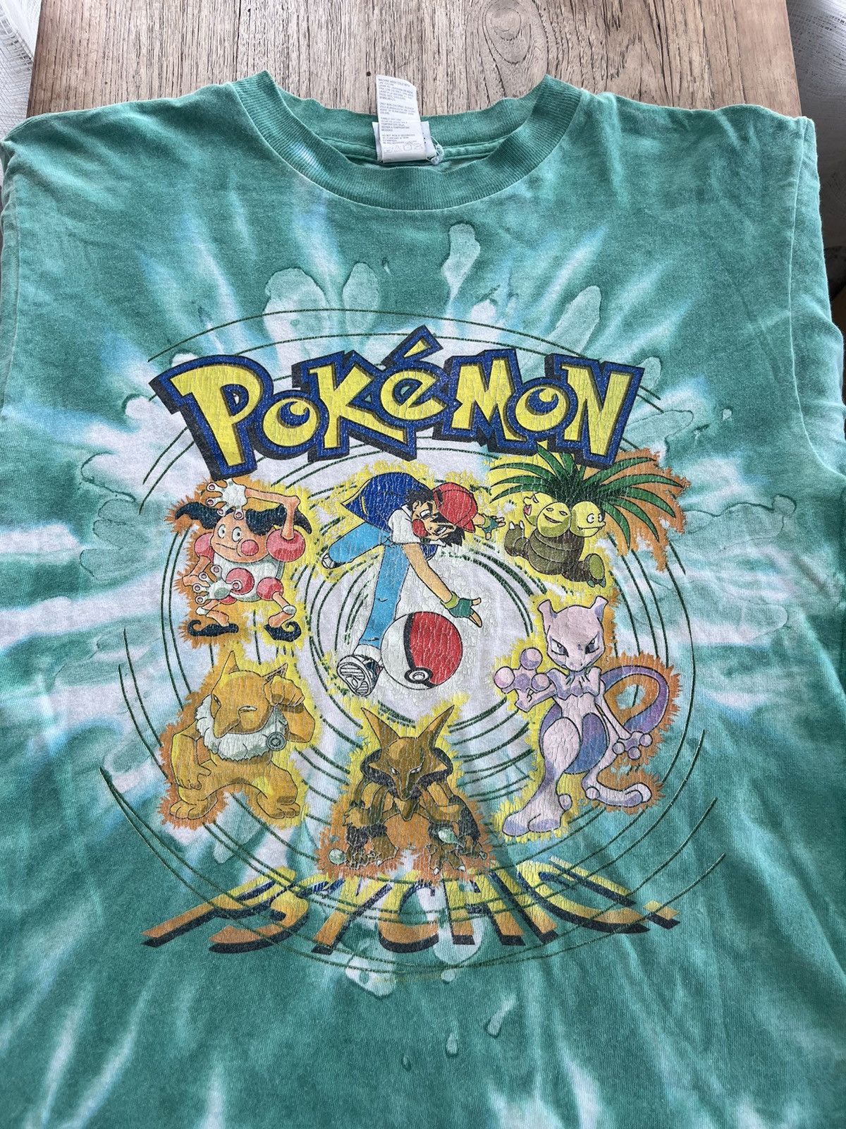 Nintendo × Pokemon × Vintage Vintage PSYCHIC Pokemon Nintendo 2000’s (kid size) Tshirt Size US L / EU 52-54 / 3 - 4 Thumbnail