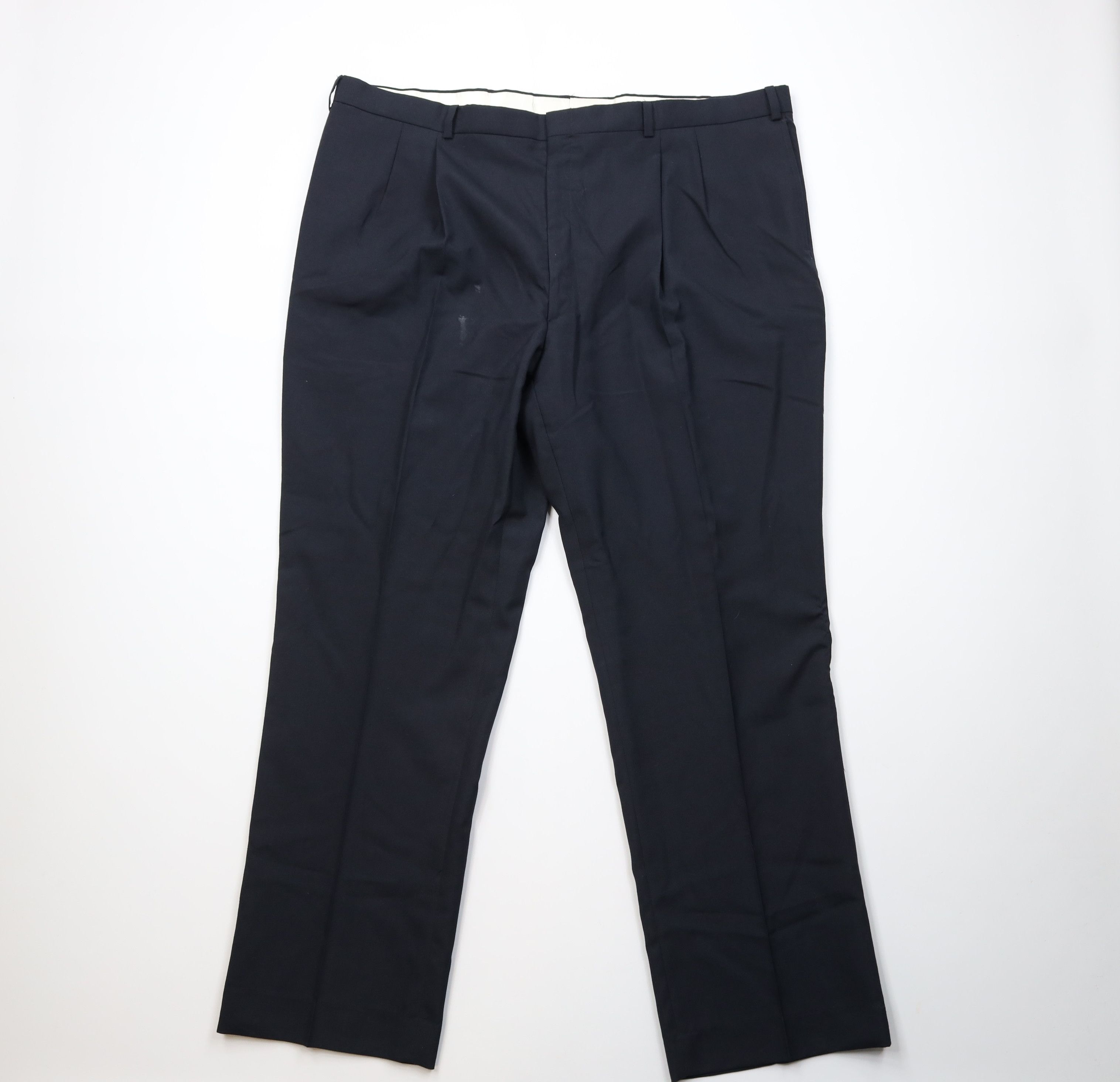 Vintage Vintage 90s Streetwear Wool Knit Wide Leg Chino Pants USA Size US 44 / EU 60 - 1 Thumbnail