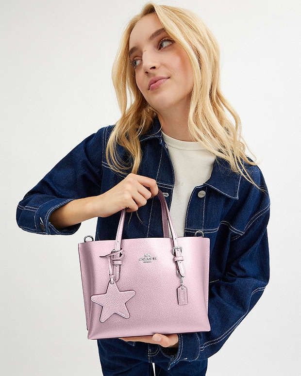 Coach NWT Coach Mollie Tote Bag 25 CX253 In metallic pink Limited Size ONE SIZE - 6 Thumbnail