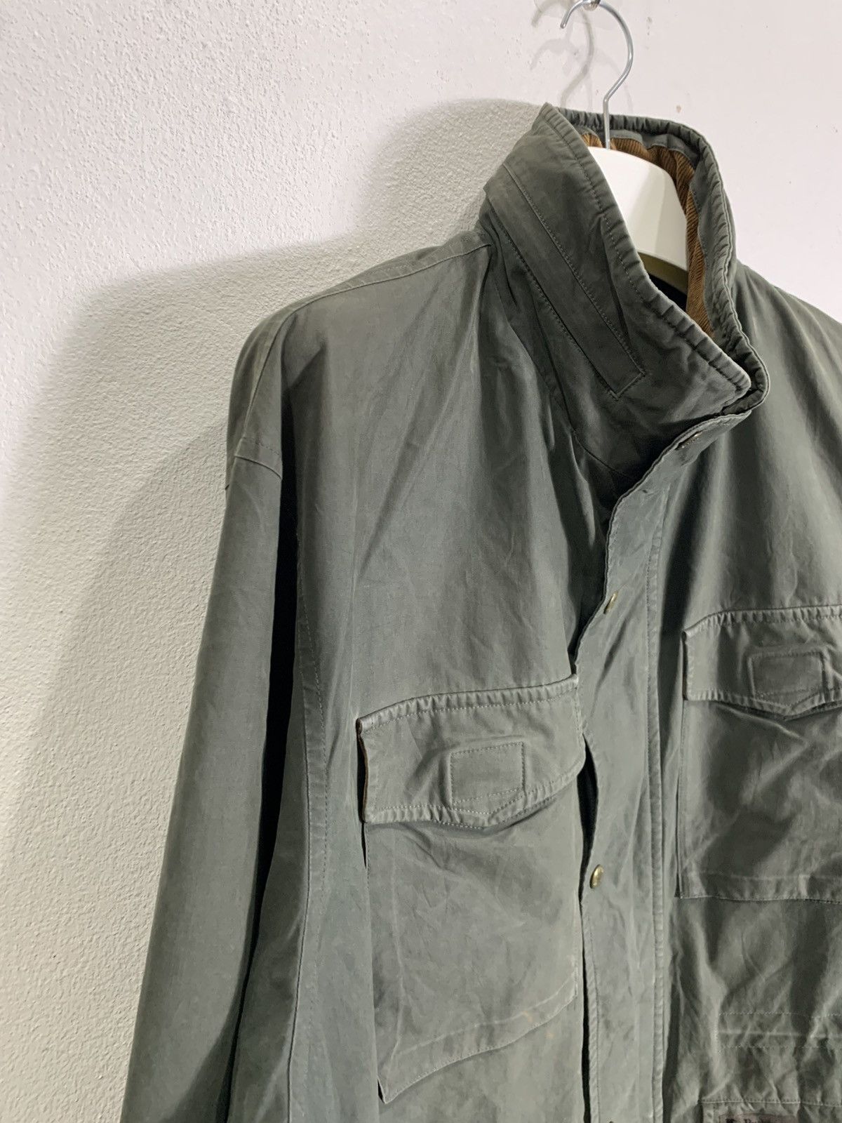 Burberry Vintage Green Army Parka Burberrys Jacket Size US M / EU 48-50 / 2 - 2 Thumbnail