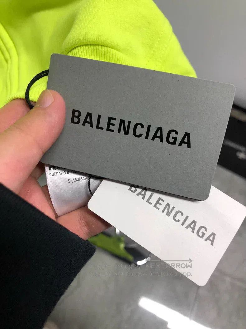 Balenciaga Balenciaga Letter Printed Hooded Zip-Up Loose Long Sleeve Size US S / EU 44-46 / 1 - 6 Thumbnail