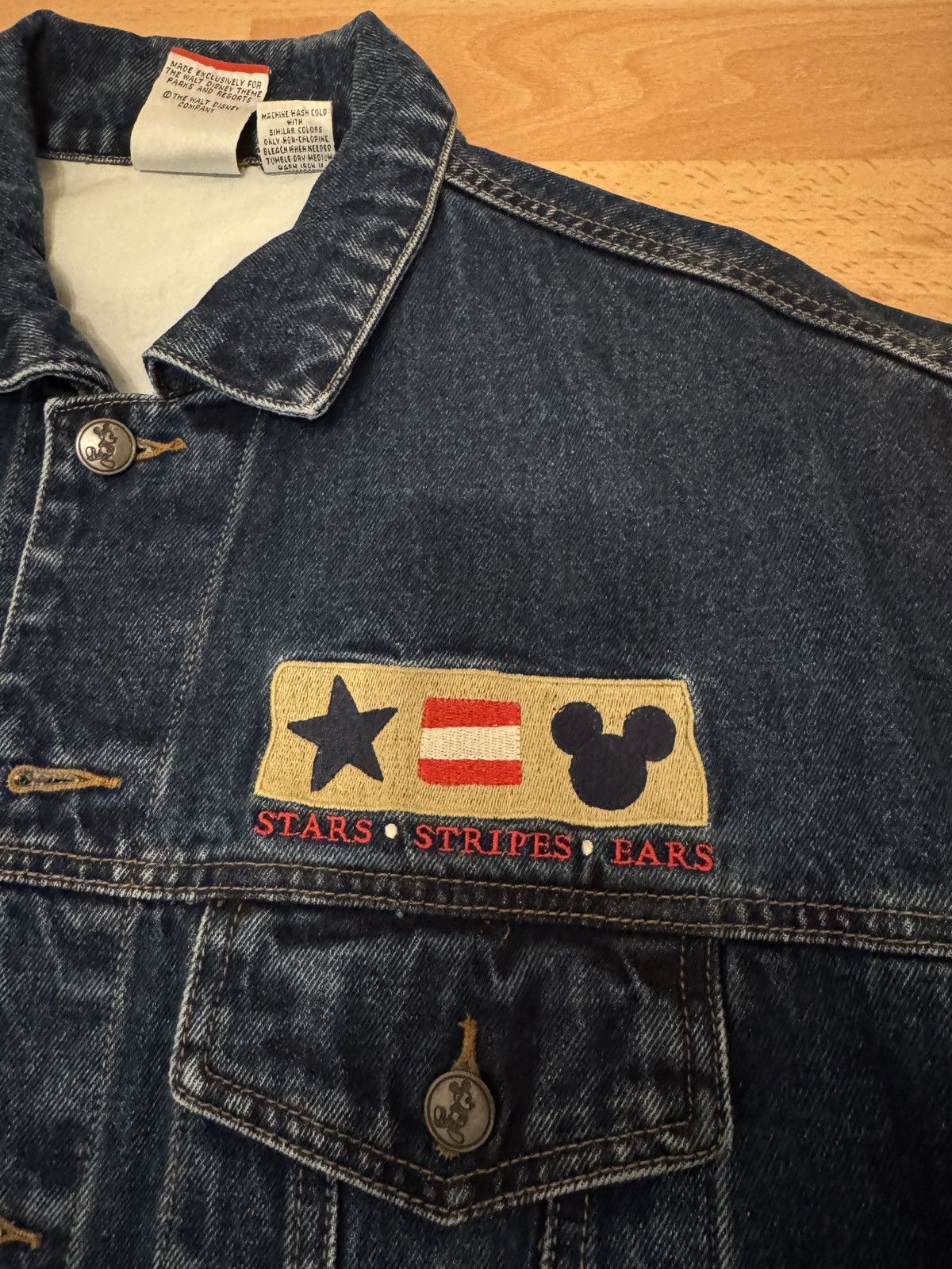Disney Vintage micky mouse denim jacket Size US M / EU 48-50 / 2 - 2 Thumbnail