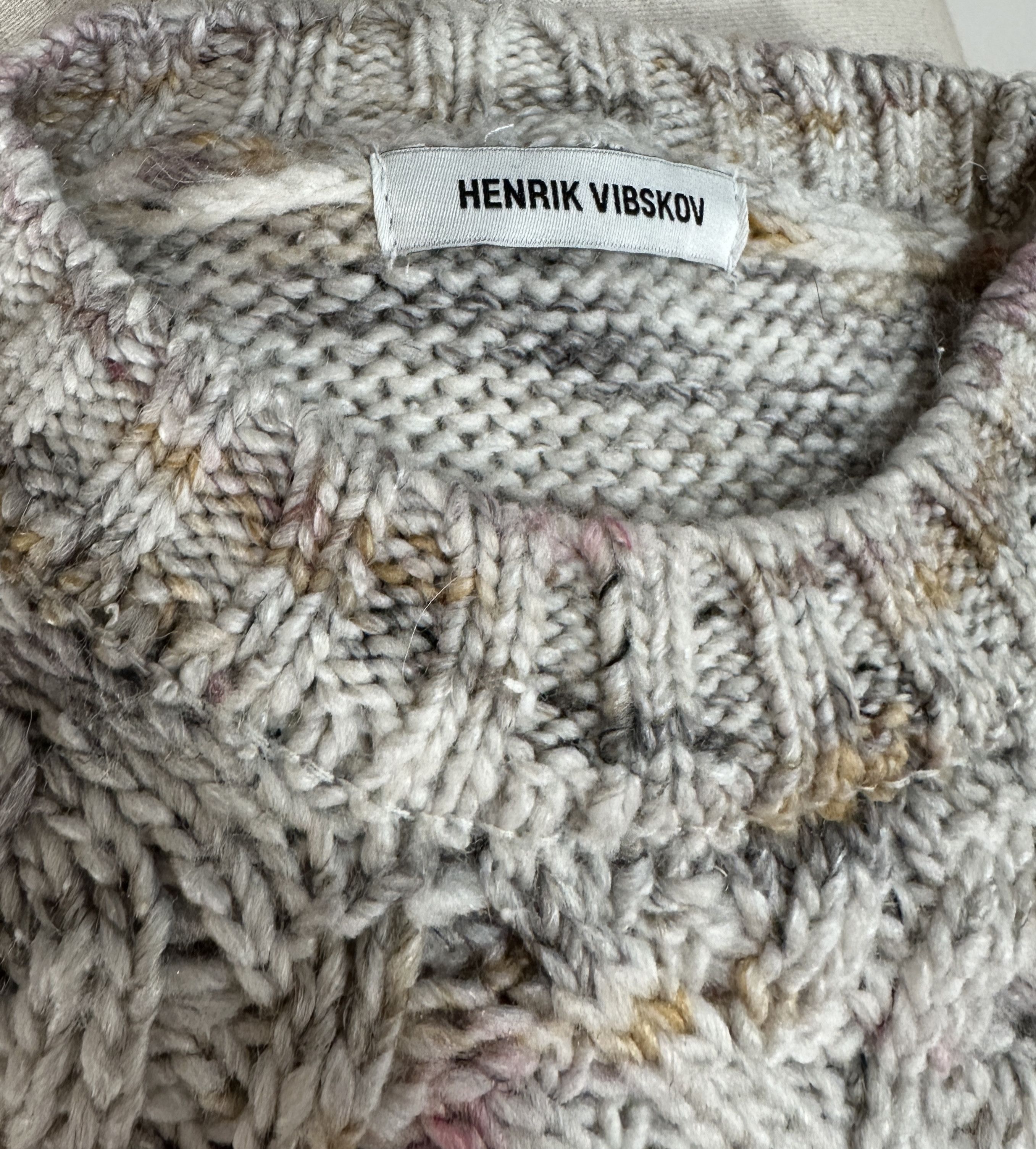 Henrik Vibskov Poncho oversize Sweater wool Size ONE SIZE - 7 Thumbnail