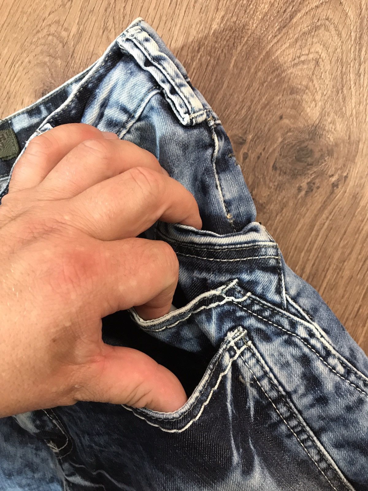 Japanese Brand × Vintage Vintage Distressed Denim Pants Jeans Size 31 Size US 31 - 5 Thumbnail