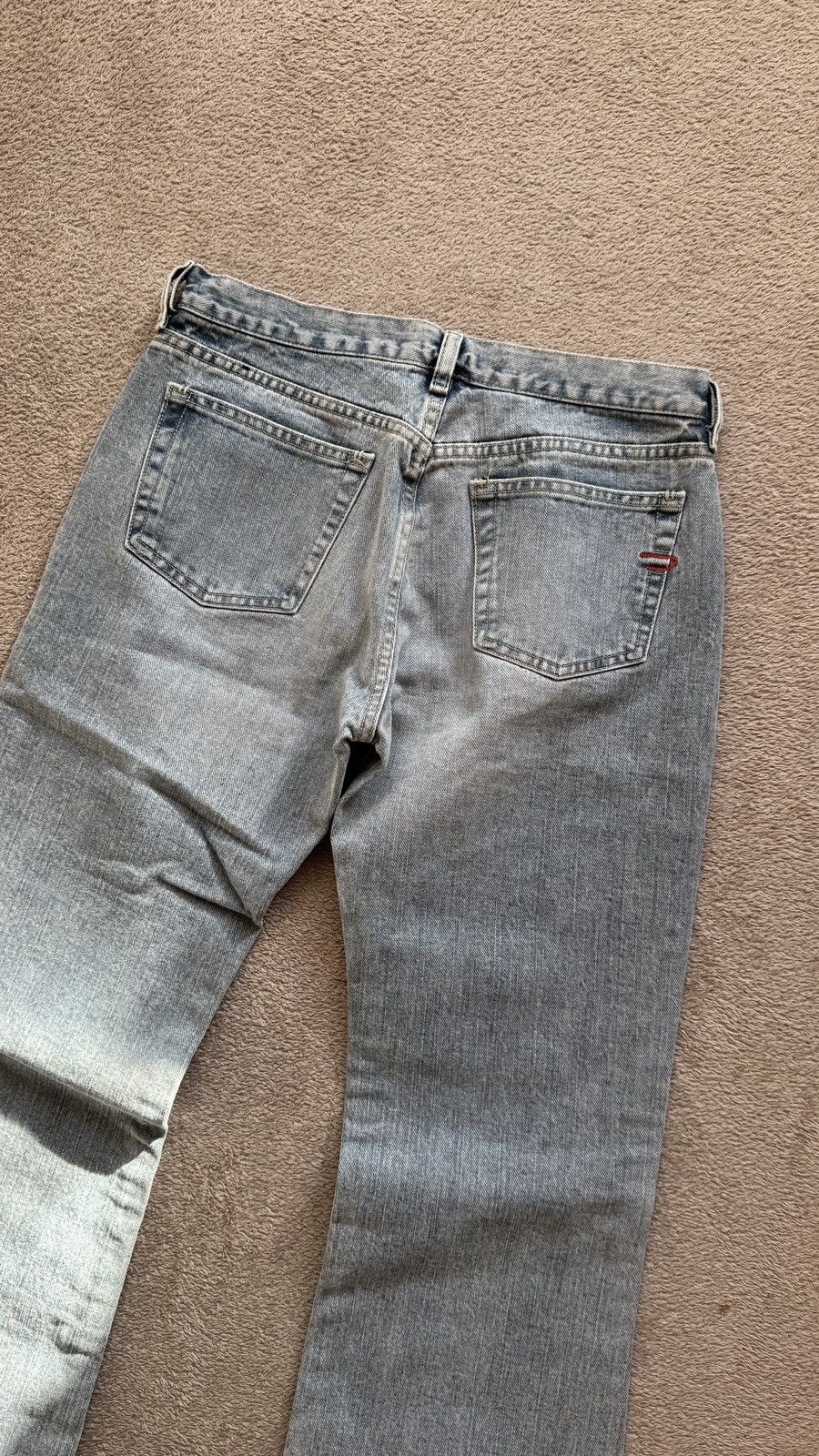 Japanese Brand Flared Jeans Diesel Y2K vintage crazy mudwash ysl armani Size US 28 / EU 44 - 4 Thumbnail