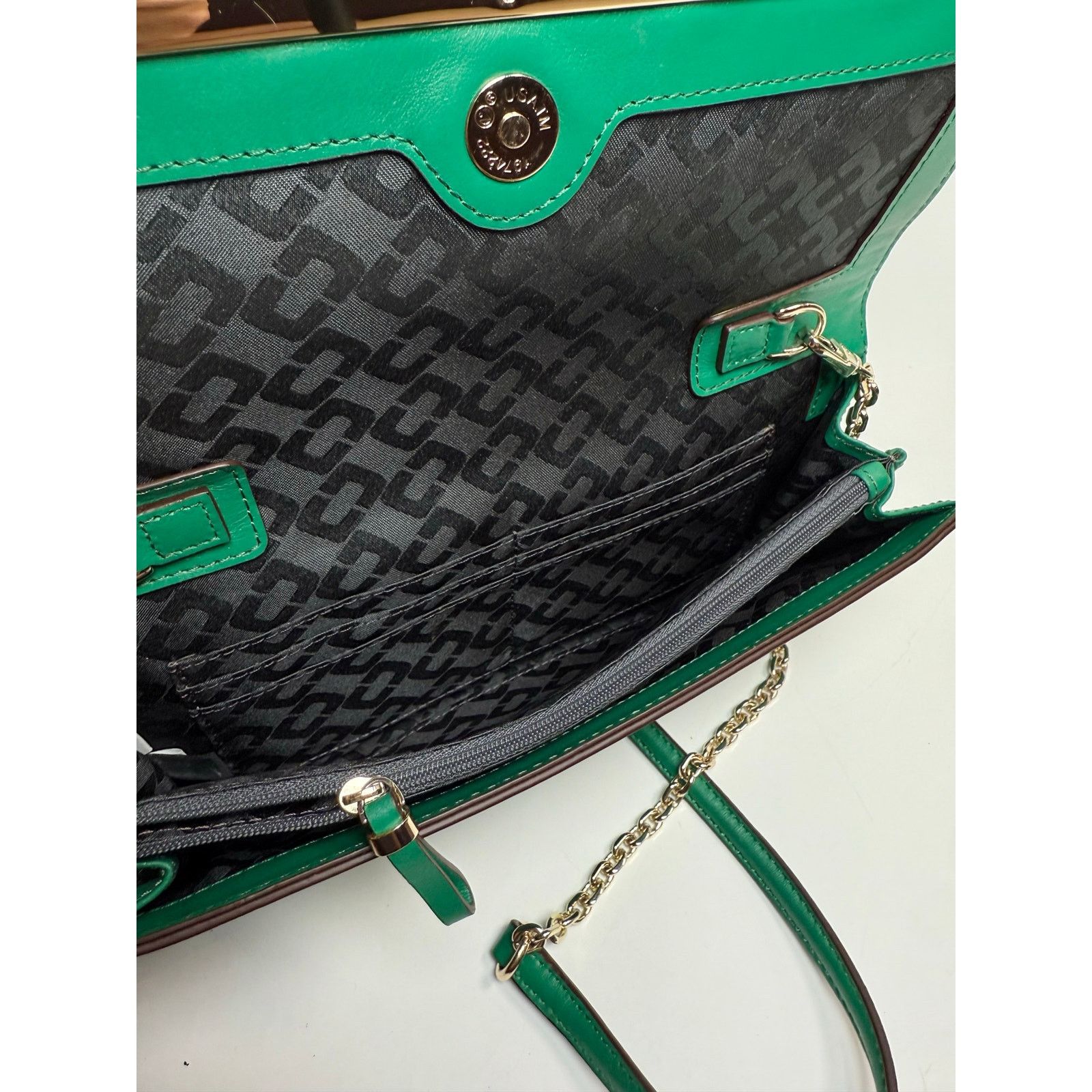 Diane von Furstenberg NWOT DVF Diane Von Furstenberg After 6 Club Snake Clutch Size ONE SIZE - 6 Thumbnail