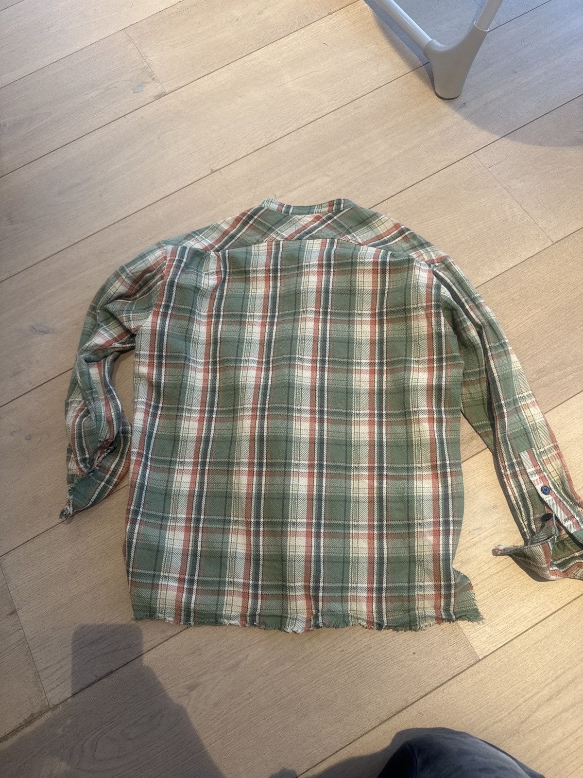Greg Lauren Greg Lauren Distressed Flannel Size US L / EU 52-54 / 3 - 3 Thumbnail