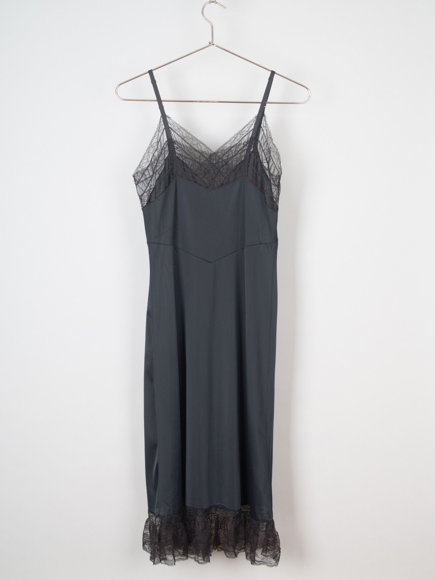 Vintage 1950's Lace Slip Dress Size S / US 4 / IT 40 - 2 Thumbnail